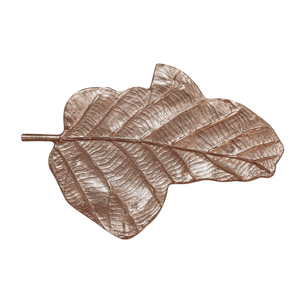 Foliage Aluminium Decorative Tray