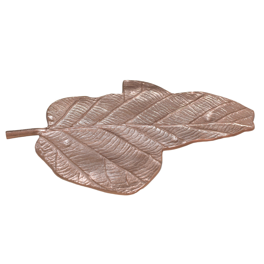 Foliage Aluminium Decorative Tray