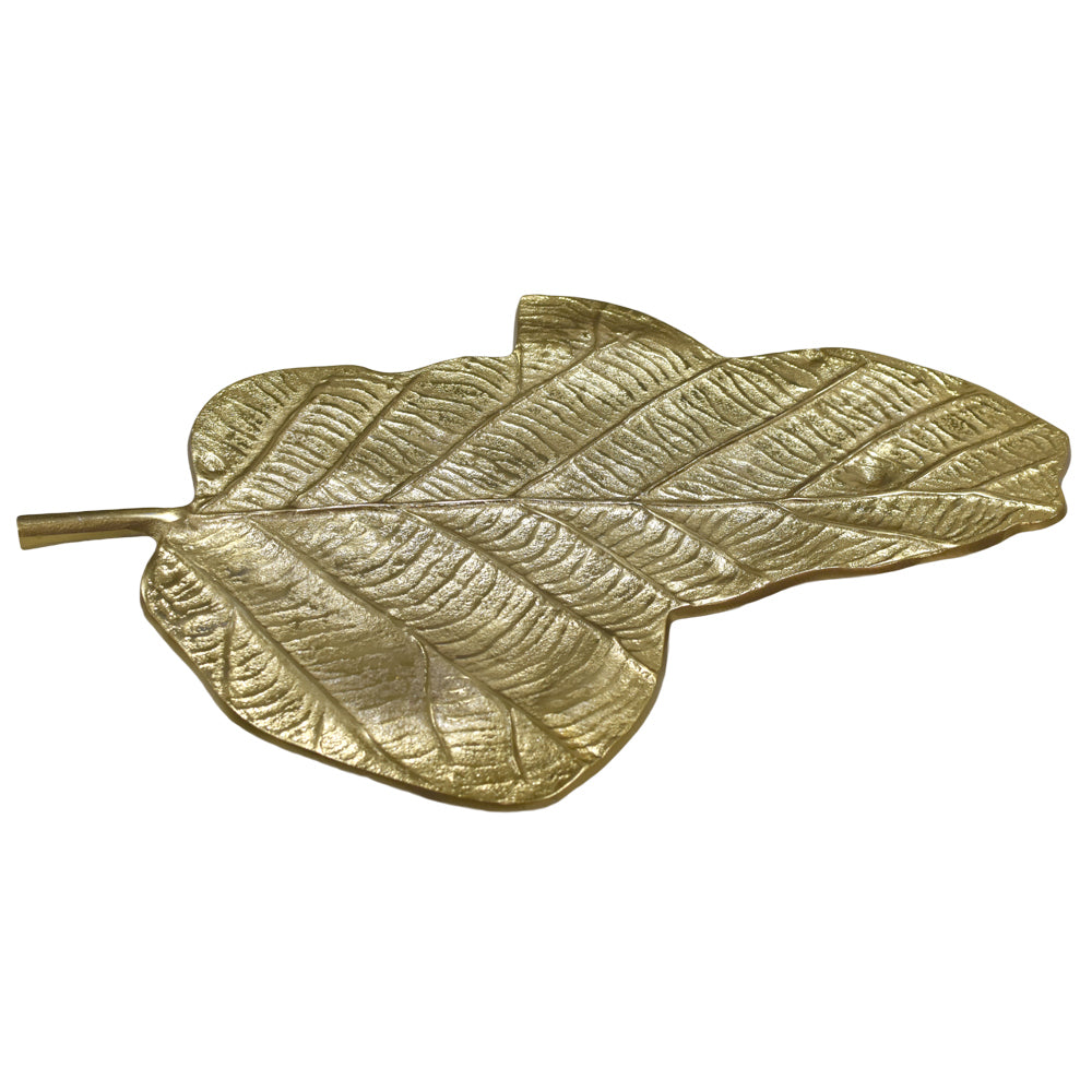 Foliage Aluminium Decorative Tray