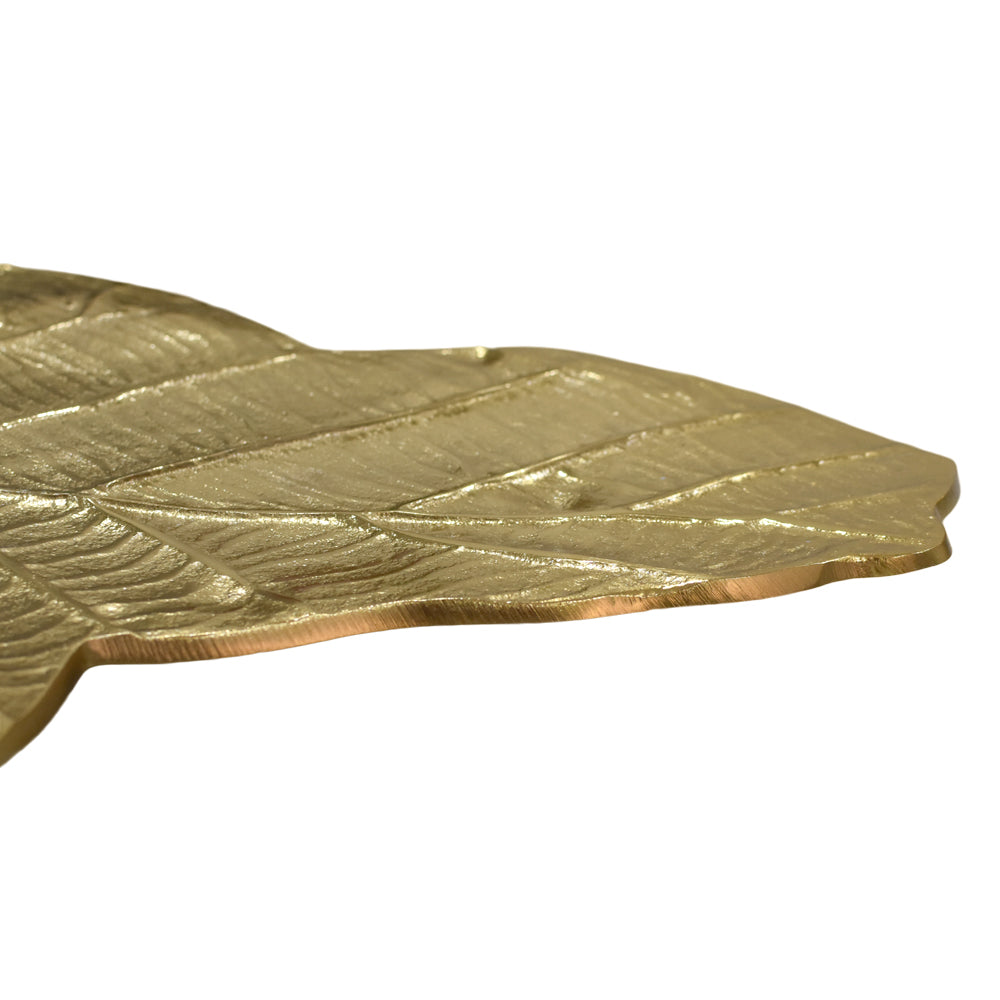 Foliage Aluminium Decorative Tray