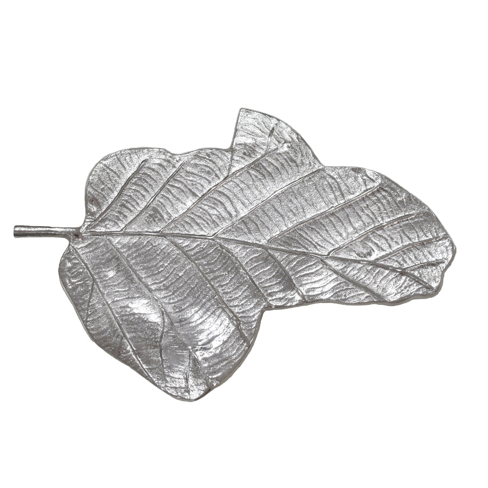 Foliage Aluminium Decorative Tray