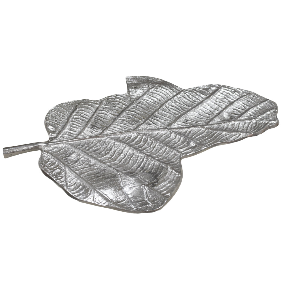 Foliage Aluminium Decorative Tray