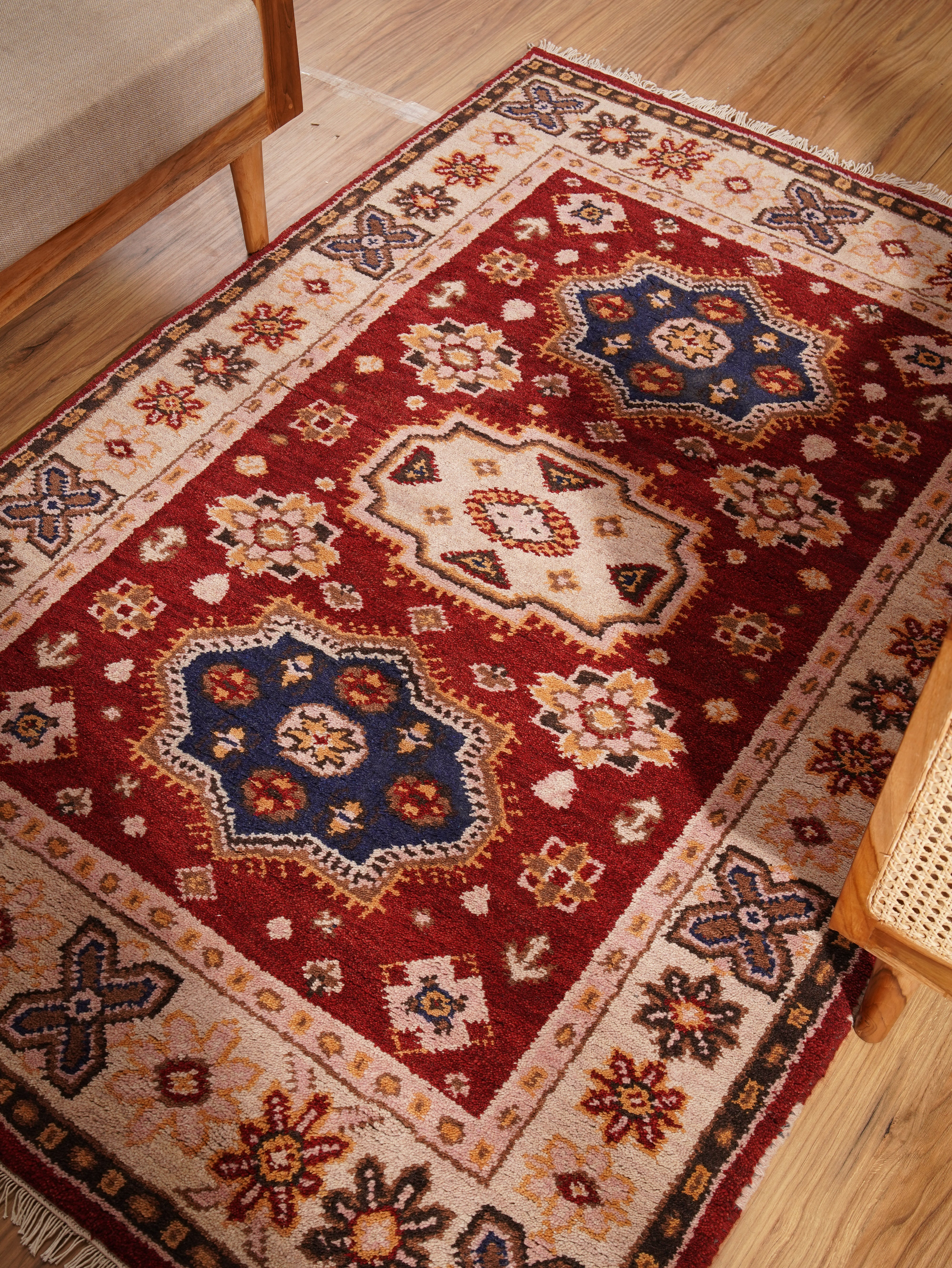 Veerana Hand Knotted Oriental Area Rug