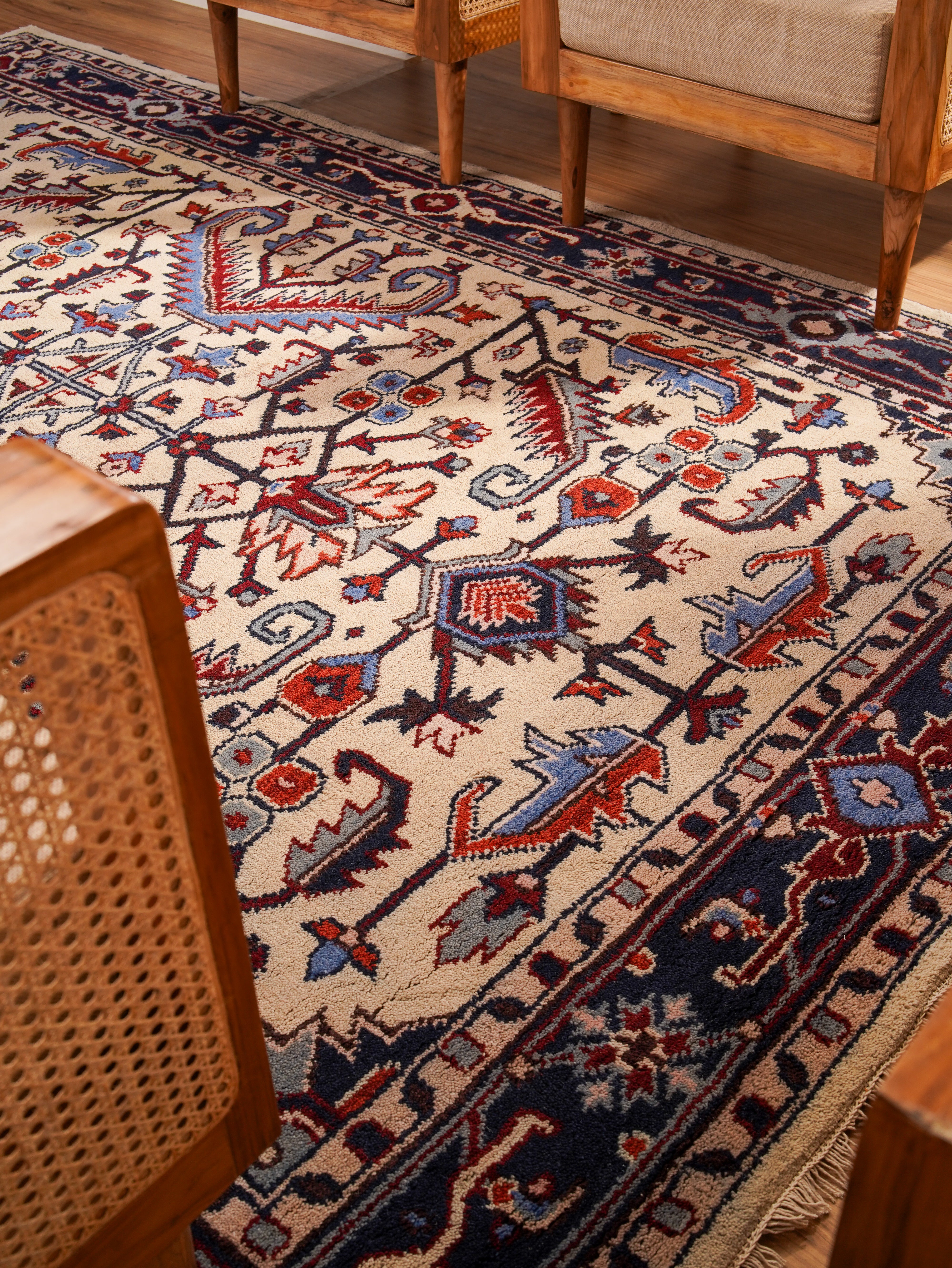 Zivar Afghan Hand Knotted Oriental Rug
