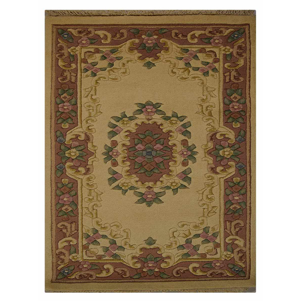 Kairavini Hand Knotted Aras Wool Area Rug