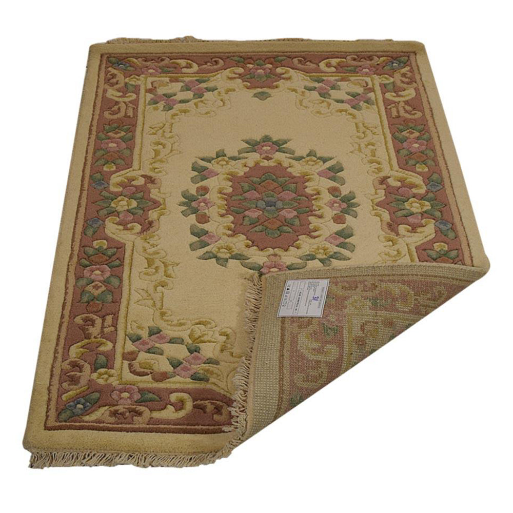Kairavini Hand Knotted Aras Wool Area Rug