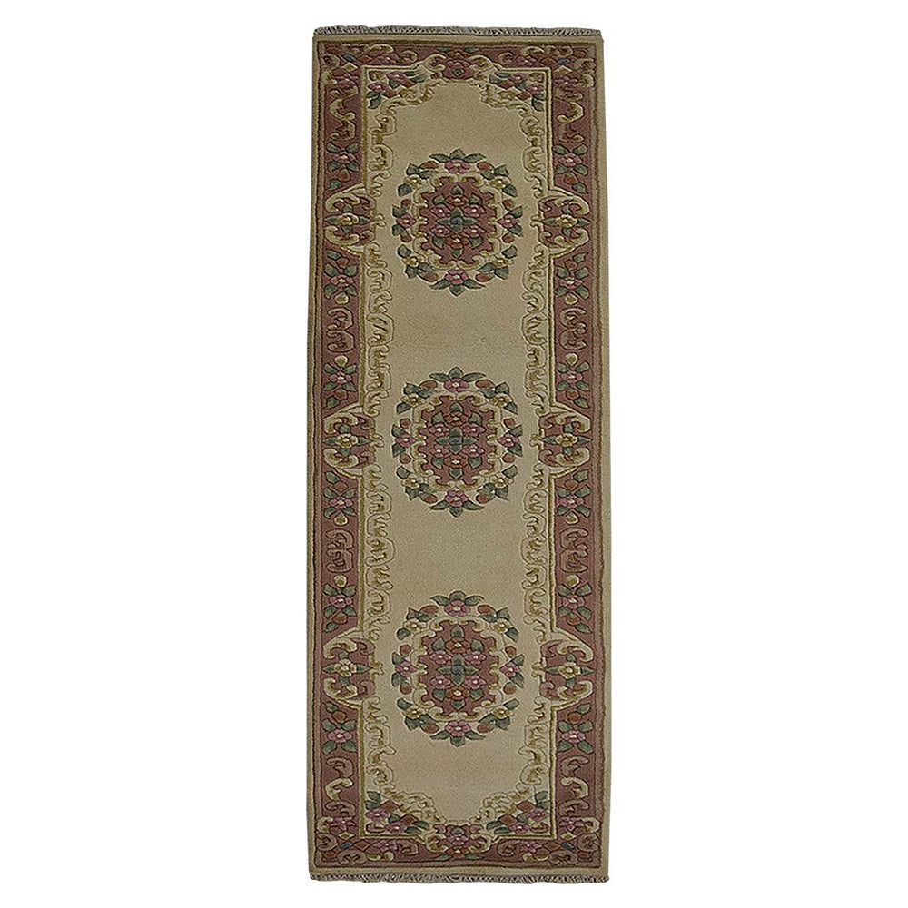 Kairavini Hand Knotted Aras Wool Area Rug