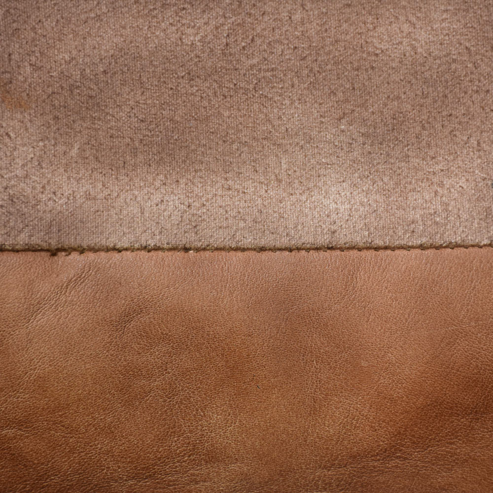 Handmade Buffalo Leather Pouf – Multiple Sizes & Colors | Round or Square | Filled