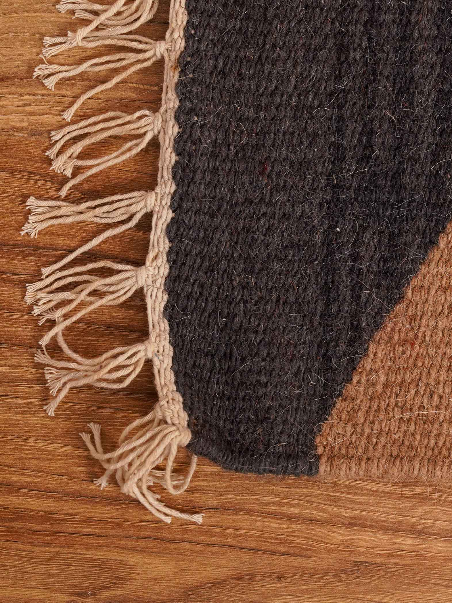 Sandstone Flat Weave Kilim Wool Rug