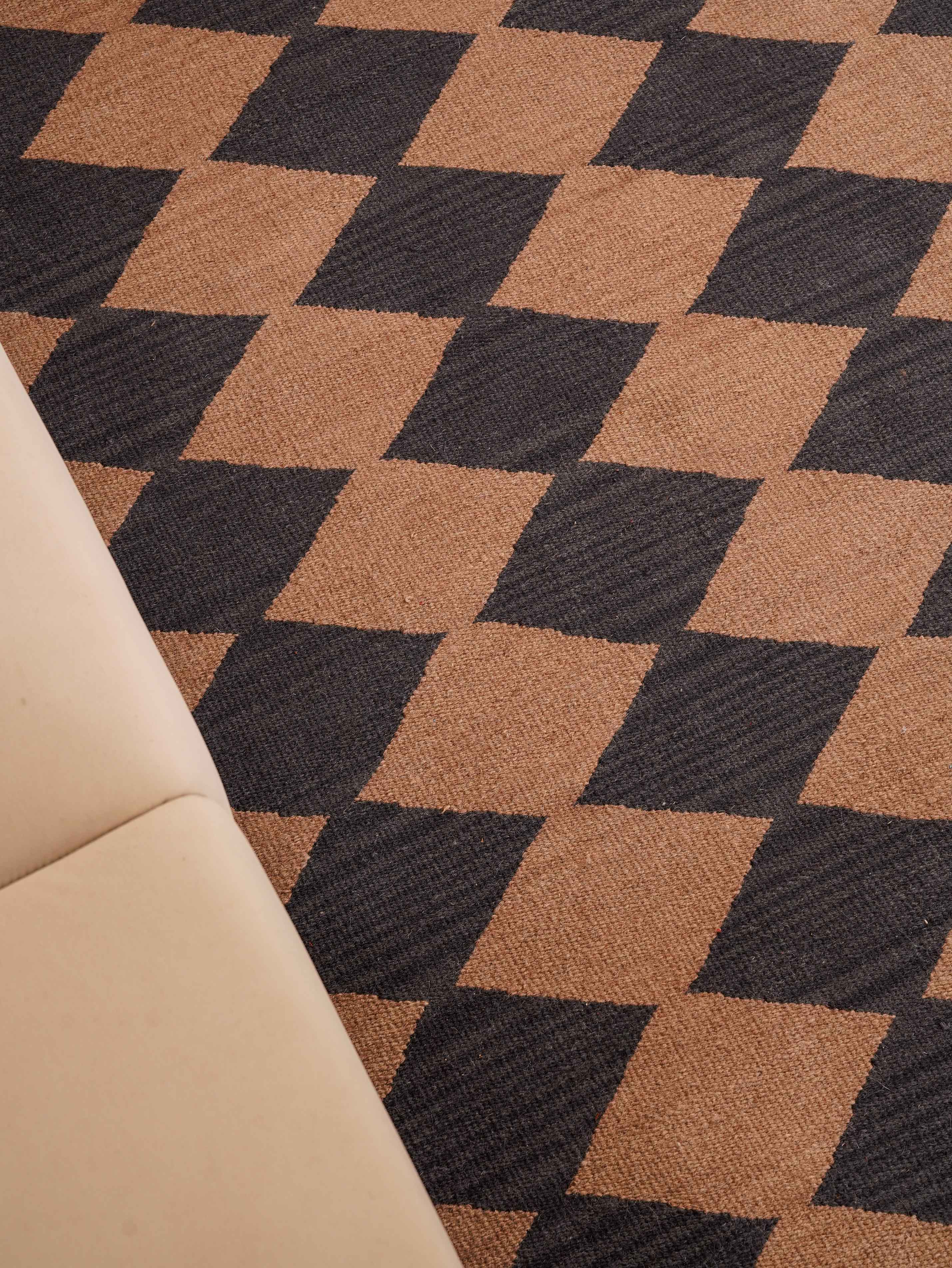Sandstone Flat Weave Kilim Wool Rug