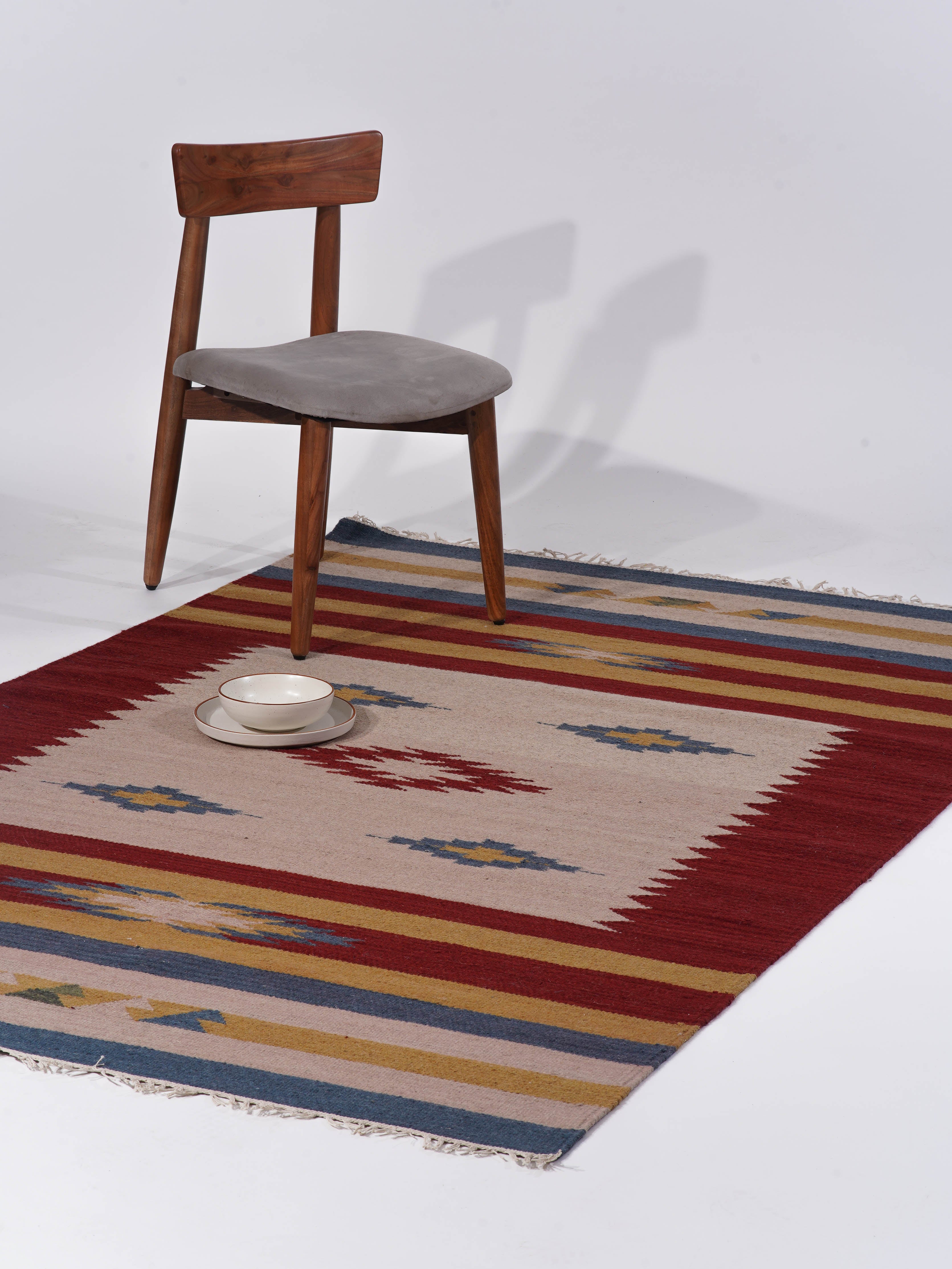 Sundar Flat Weave Kilim Wool Rug