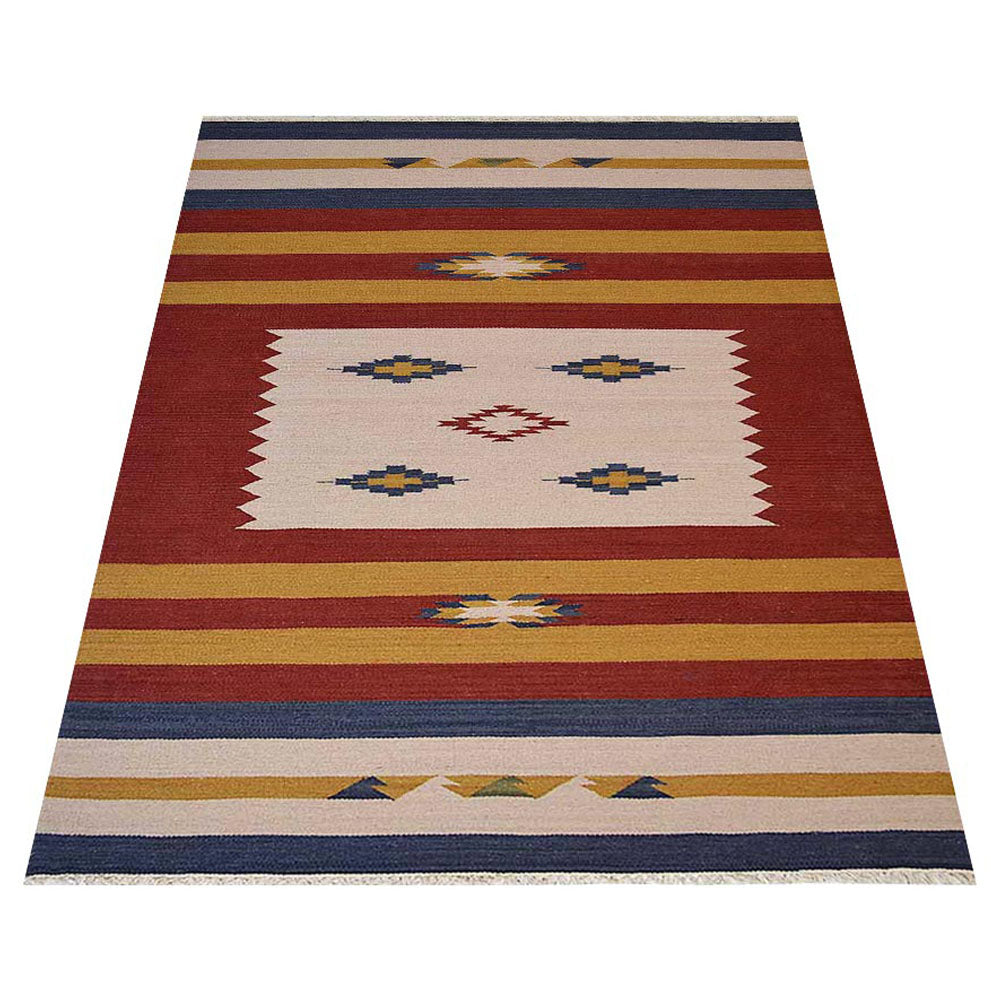 Sundar Flat Weave Kilim Wool Rug