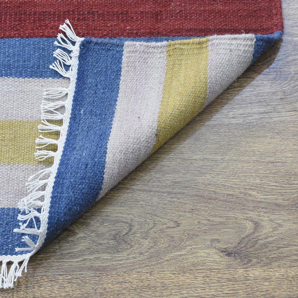 Sundar Flat Weave Kilim Wool Rug