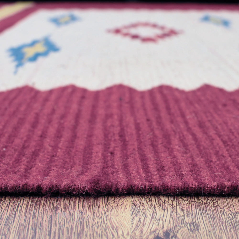 Sundar Flat Weave Kilim Wool Rug
