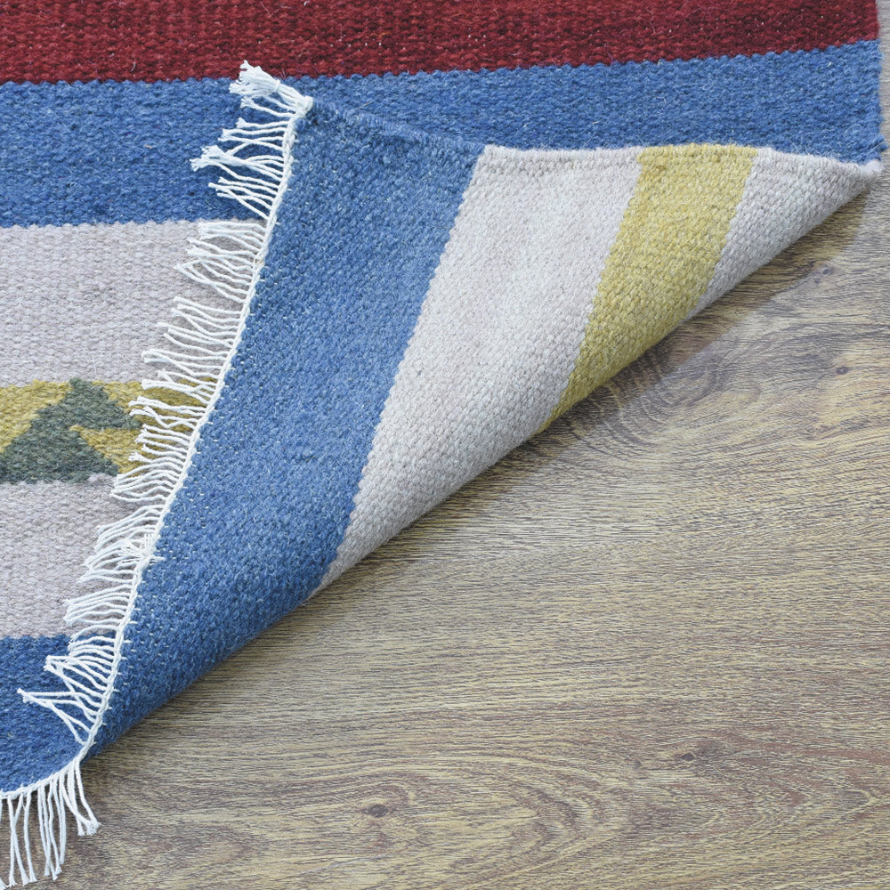 Sundar Flat Weave Kilim Wool Rug