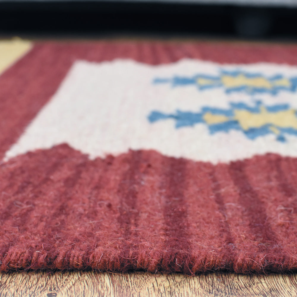 Sundar Flat Weave Kilim Wool Rug