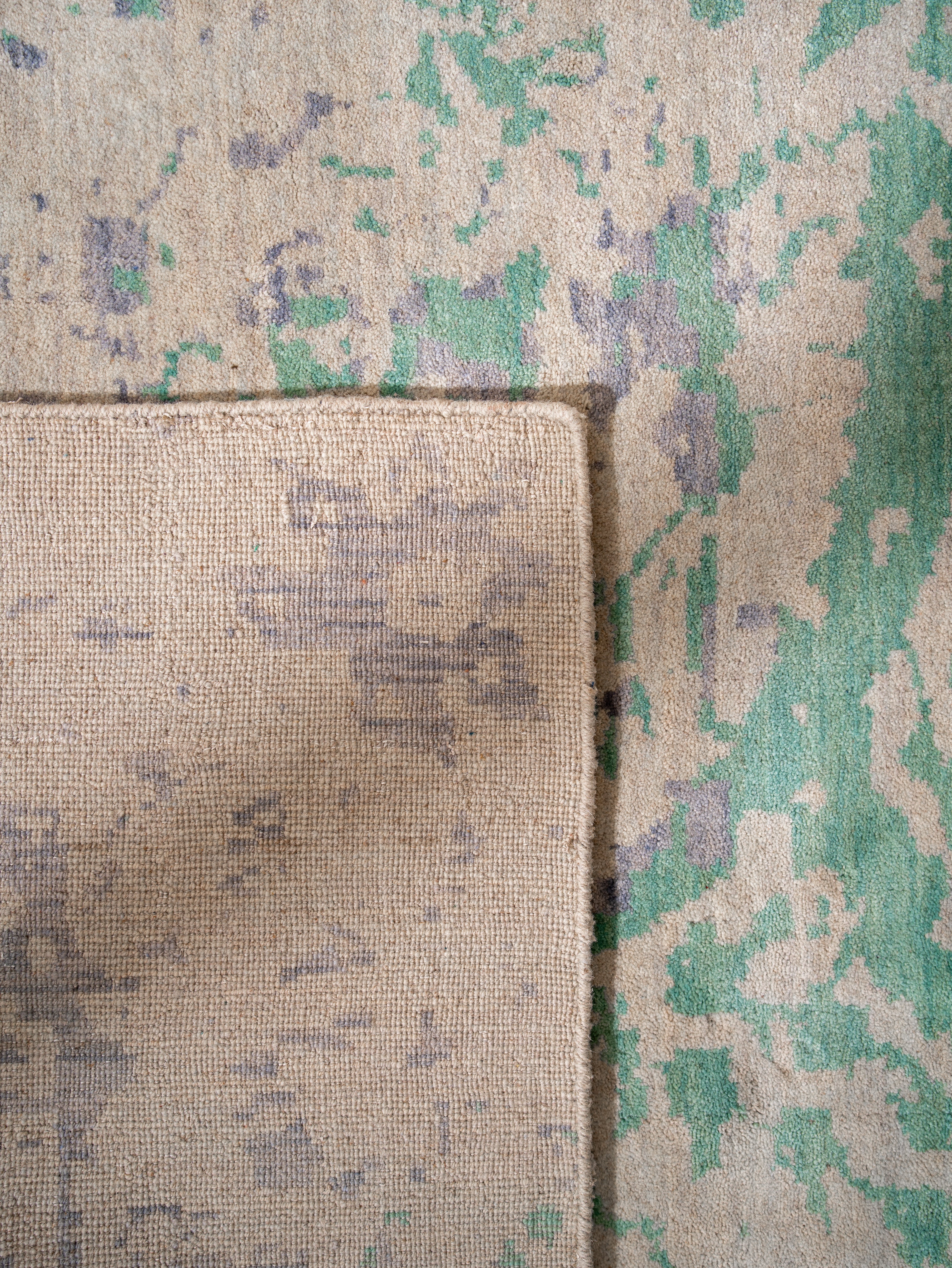 Jaipur Mint Hand Knotted Oriental Area Rug