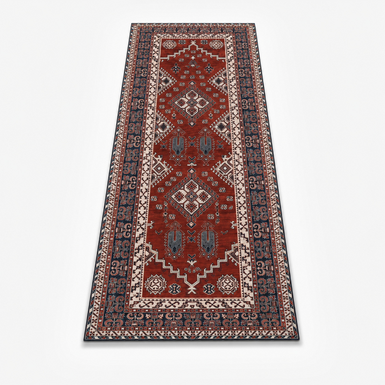 Kazak Ember Hand Knotted Wool Area Rug