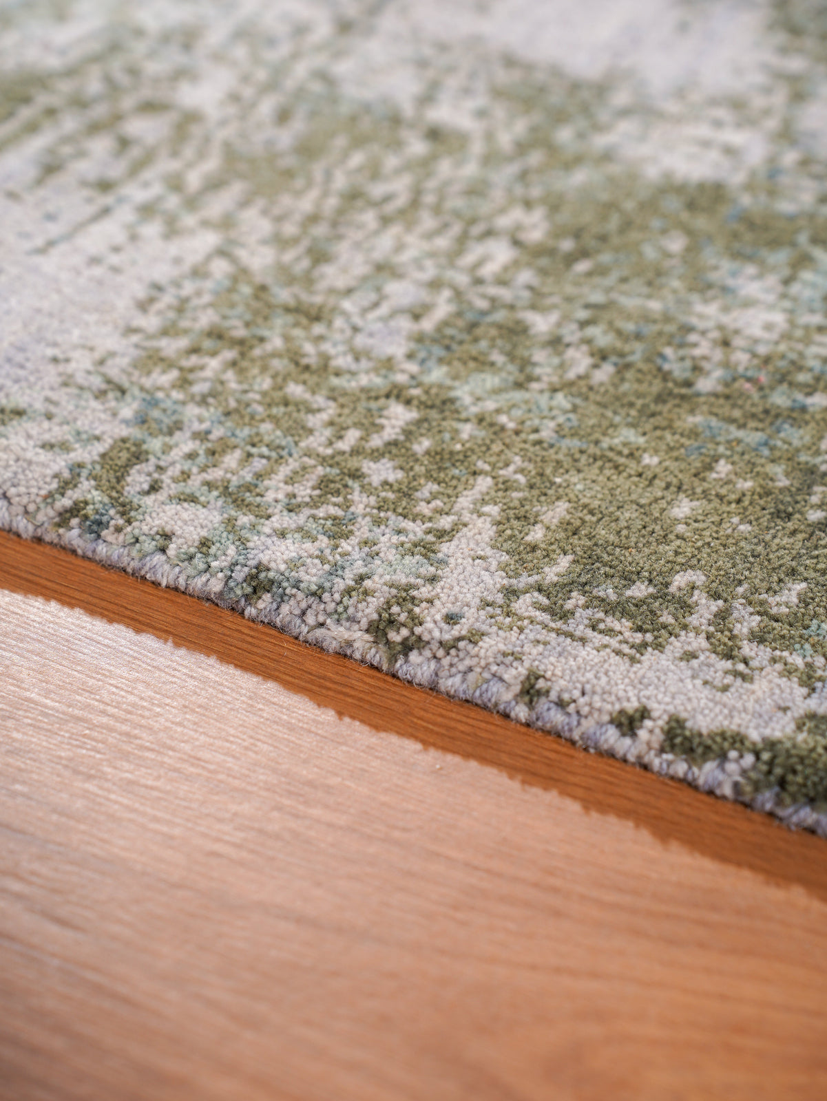 Sahaj Hand Knotted Wool Abstract Area Rug