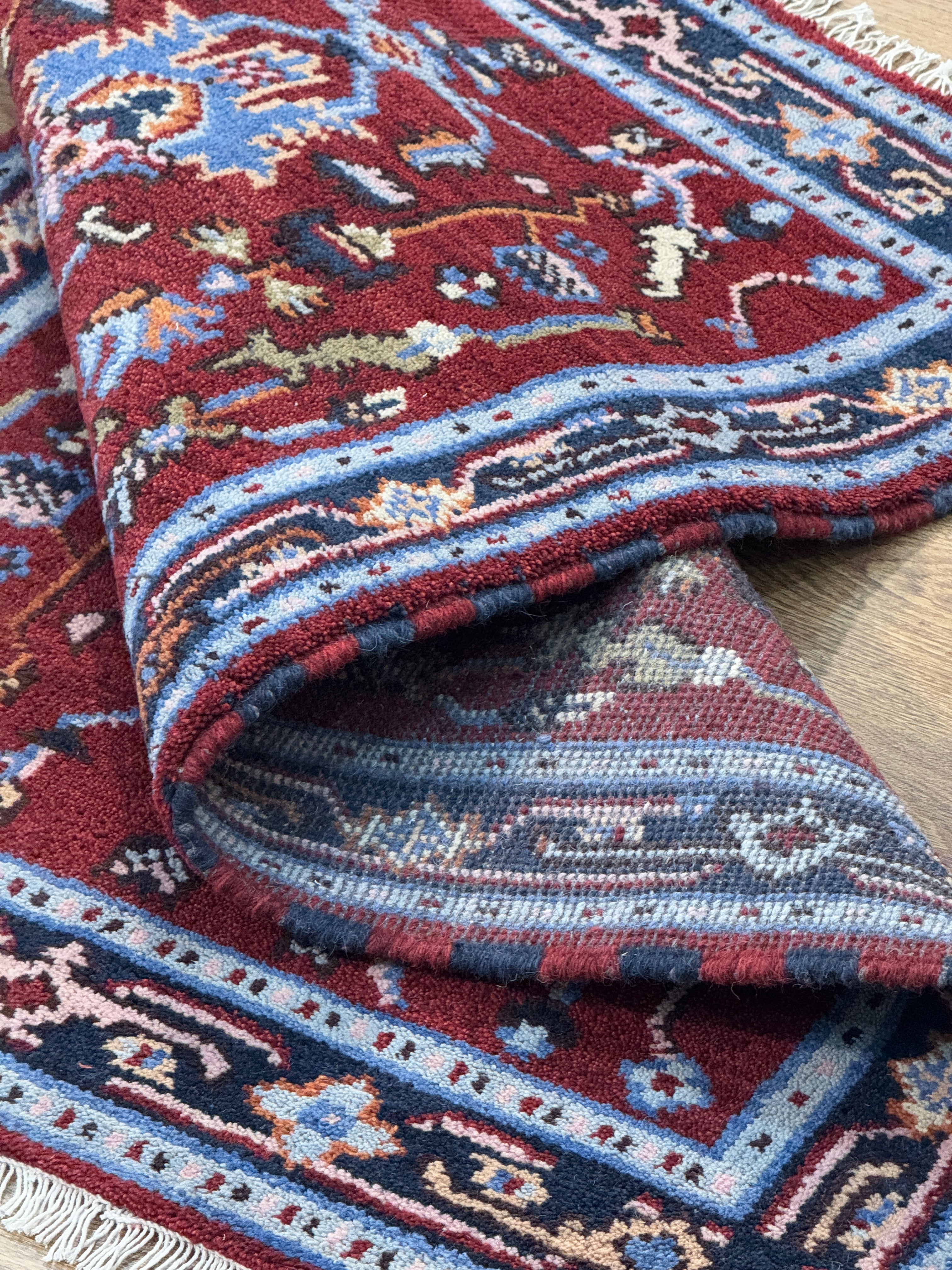 Rajkiran Hand Knotted Afghan Rug
