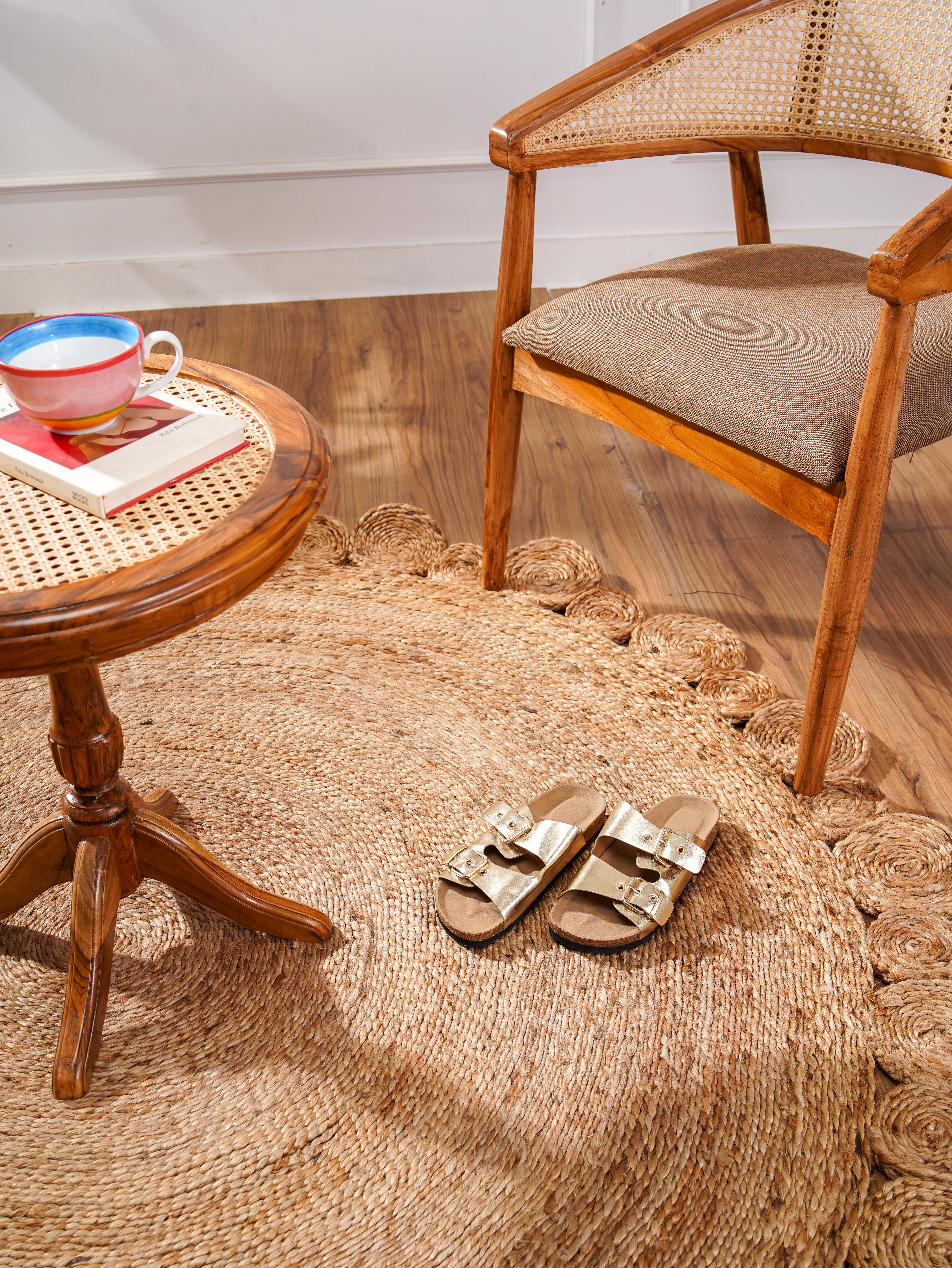 Rishika Hand Woven Jute Rug