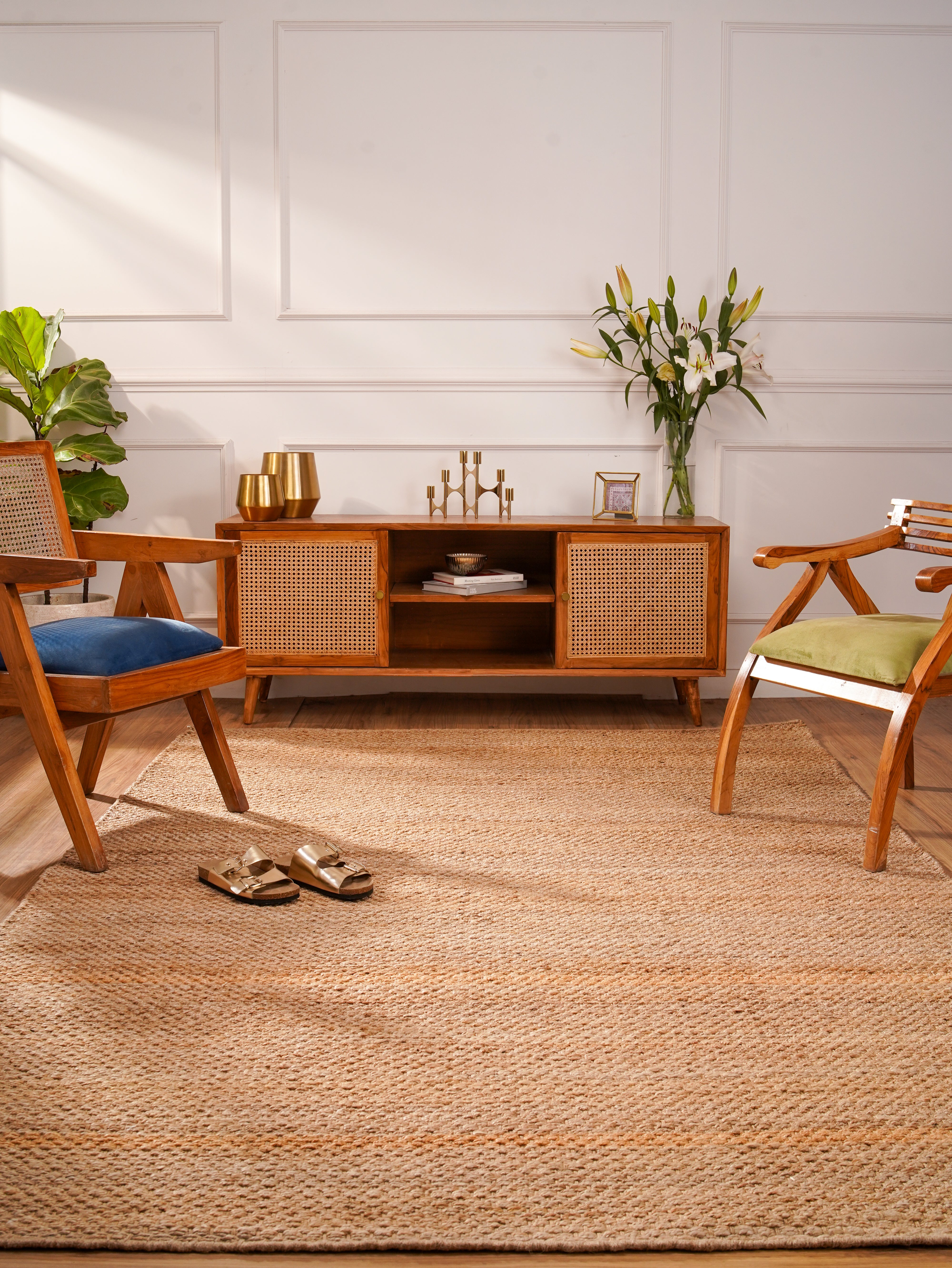 Napa Hand Woven Jute Eco friendly Area Rug