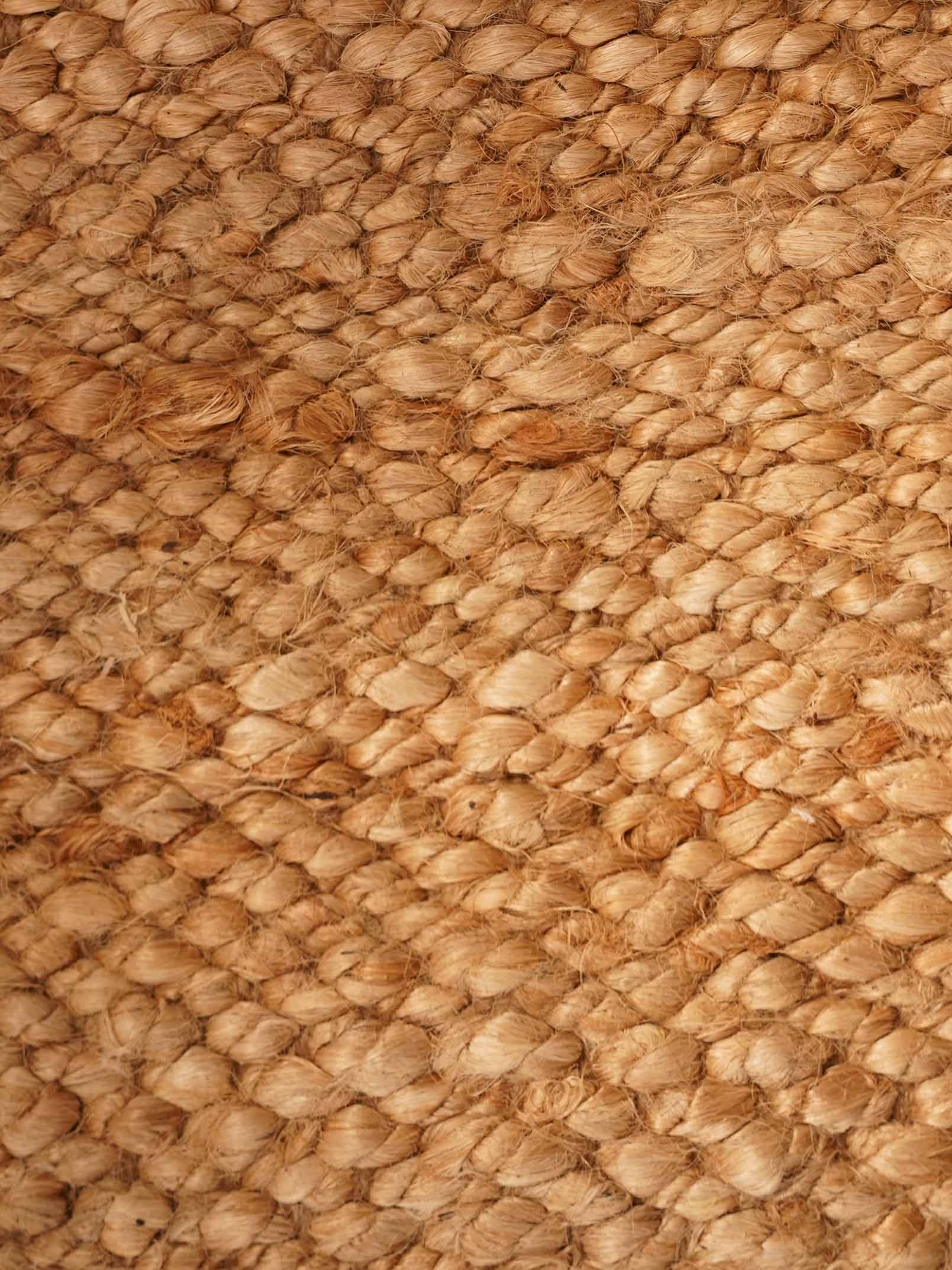 Light Brown Handwoven Jute Rug – Natural Flatweave Area Rug