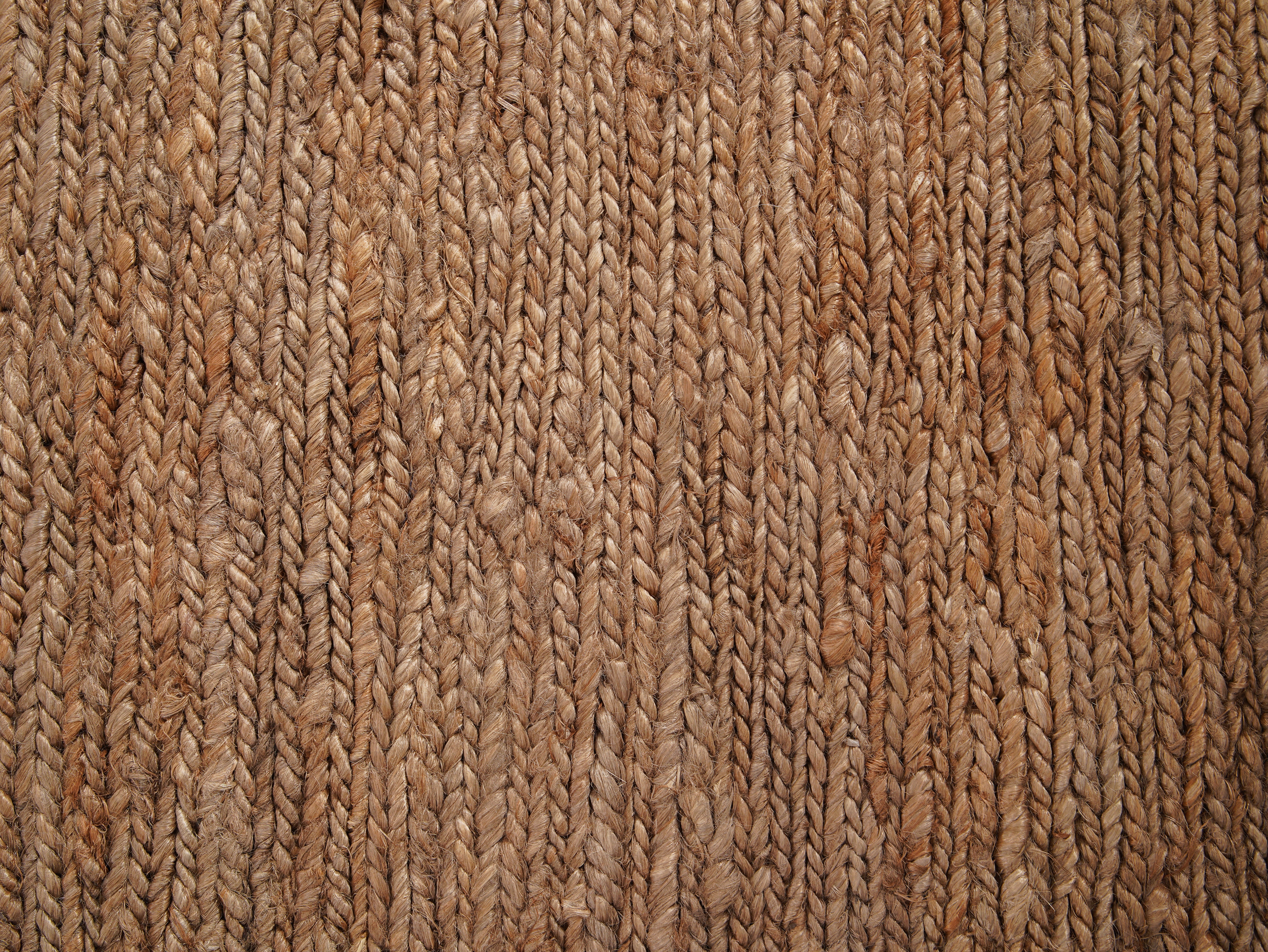 Light Brown Hand Knotted Sumak Jute Rug