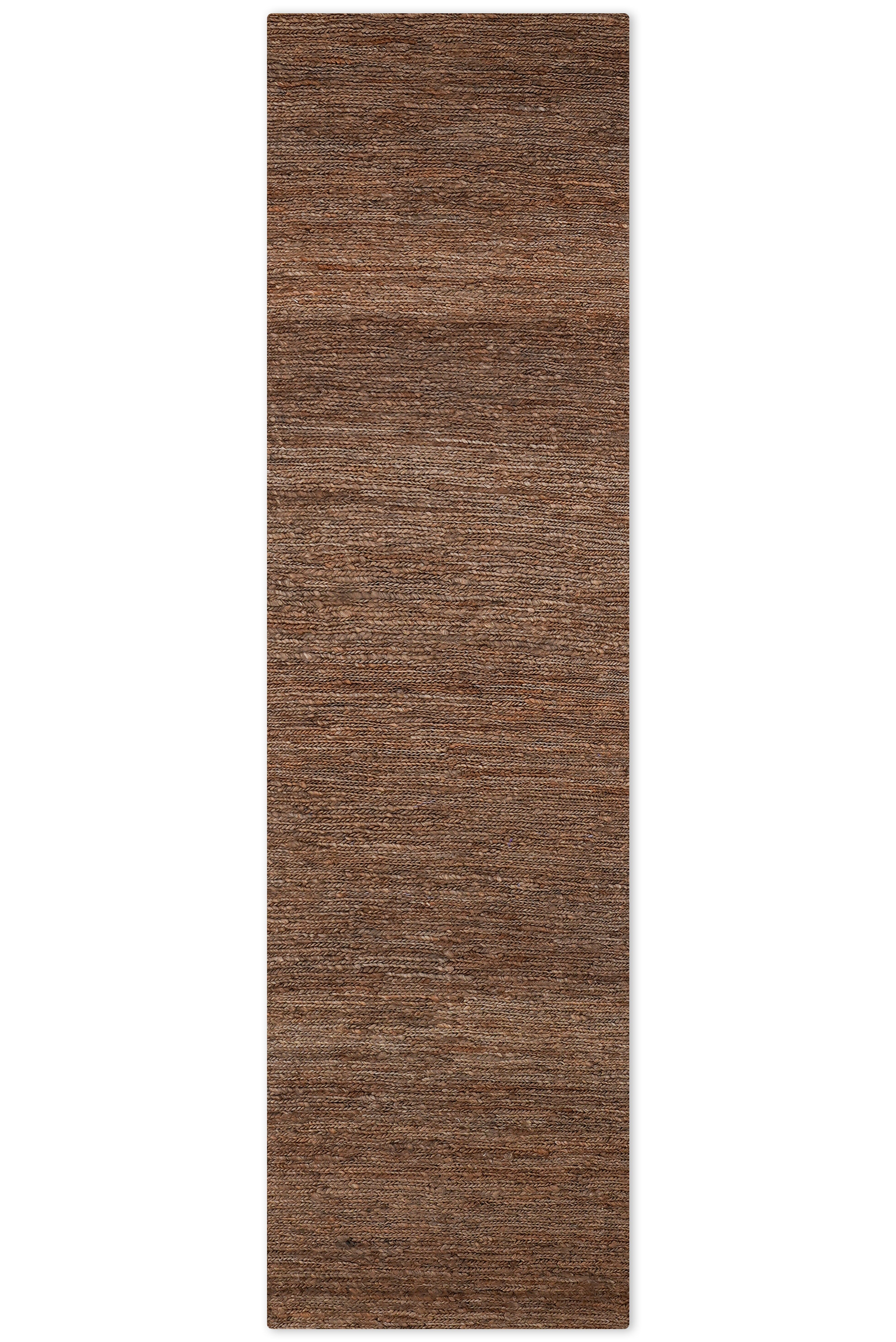 Light Brown Hand Knotted Sumak Jute Rug