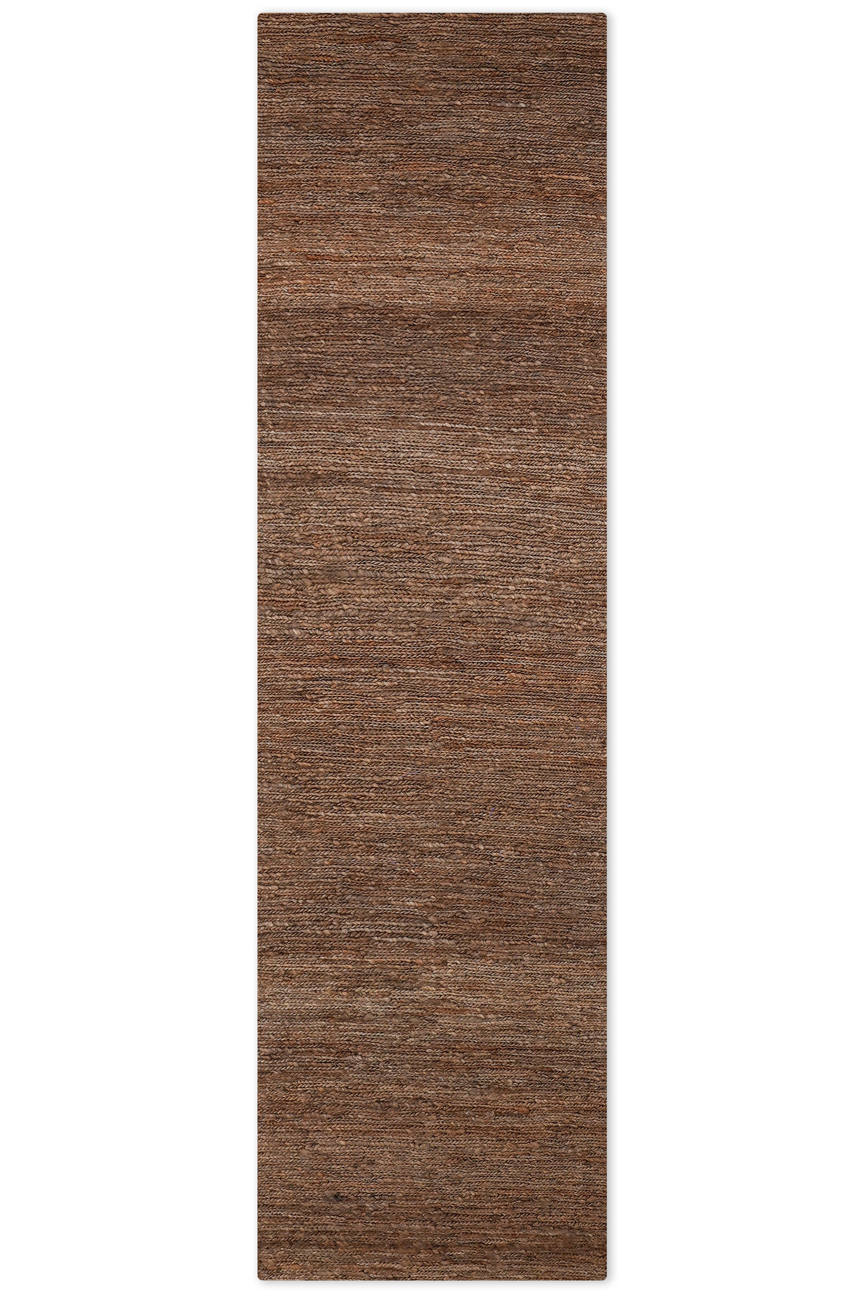 Light Brown Hand Knotted Sumak Jute Rug