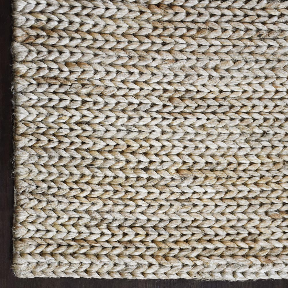 Camel Hand Knotted Sumak Jute Rug
