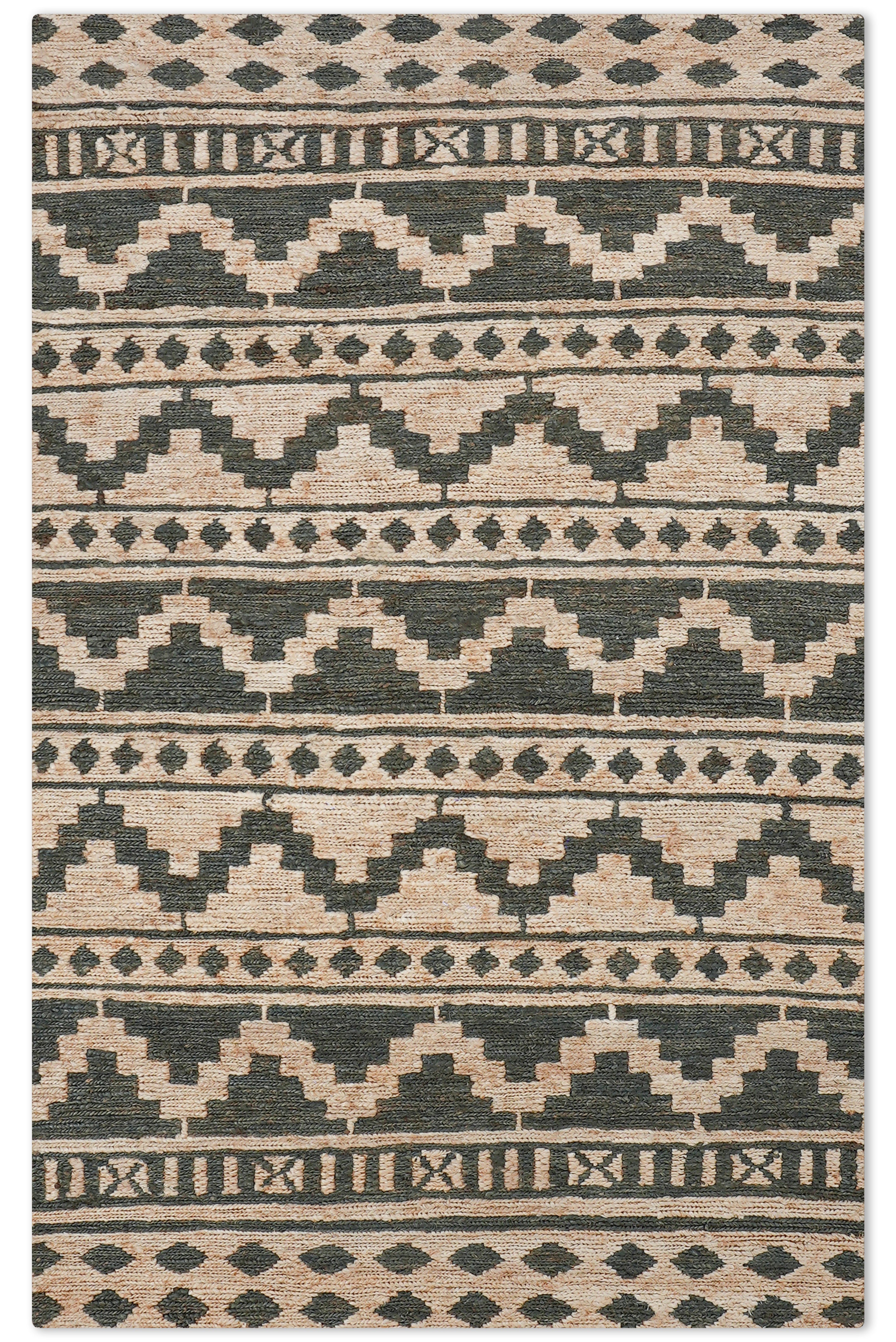 Nomad Hand Knotted Sumak Jute Rug