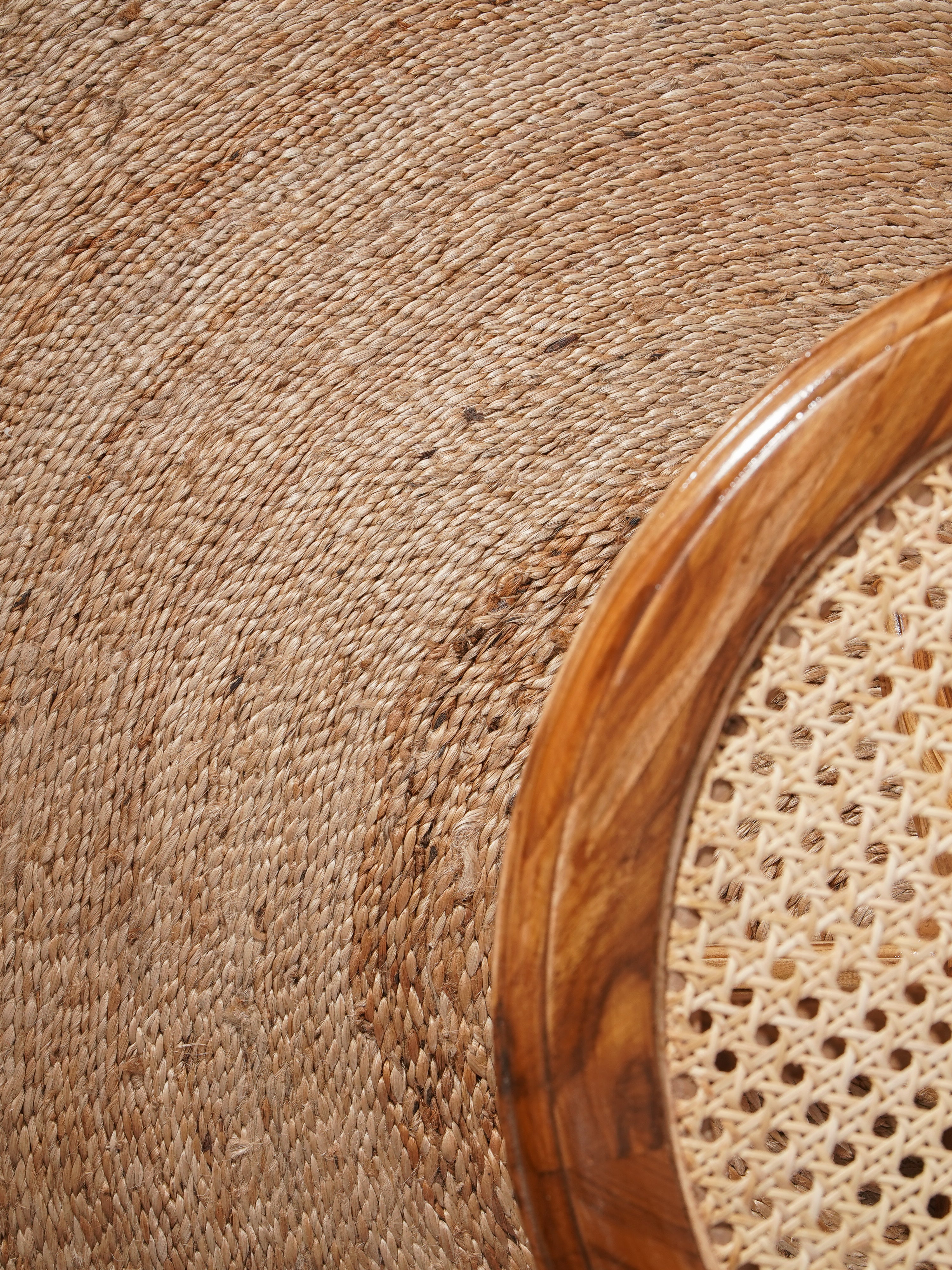 Pyramid Hand Woven Washable Jute Rug