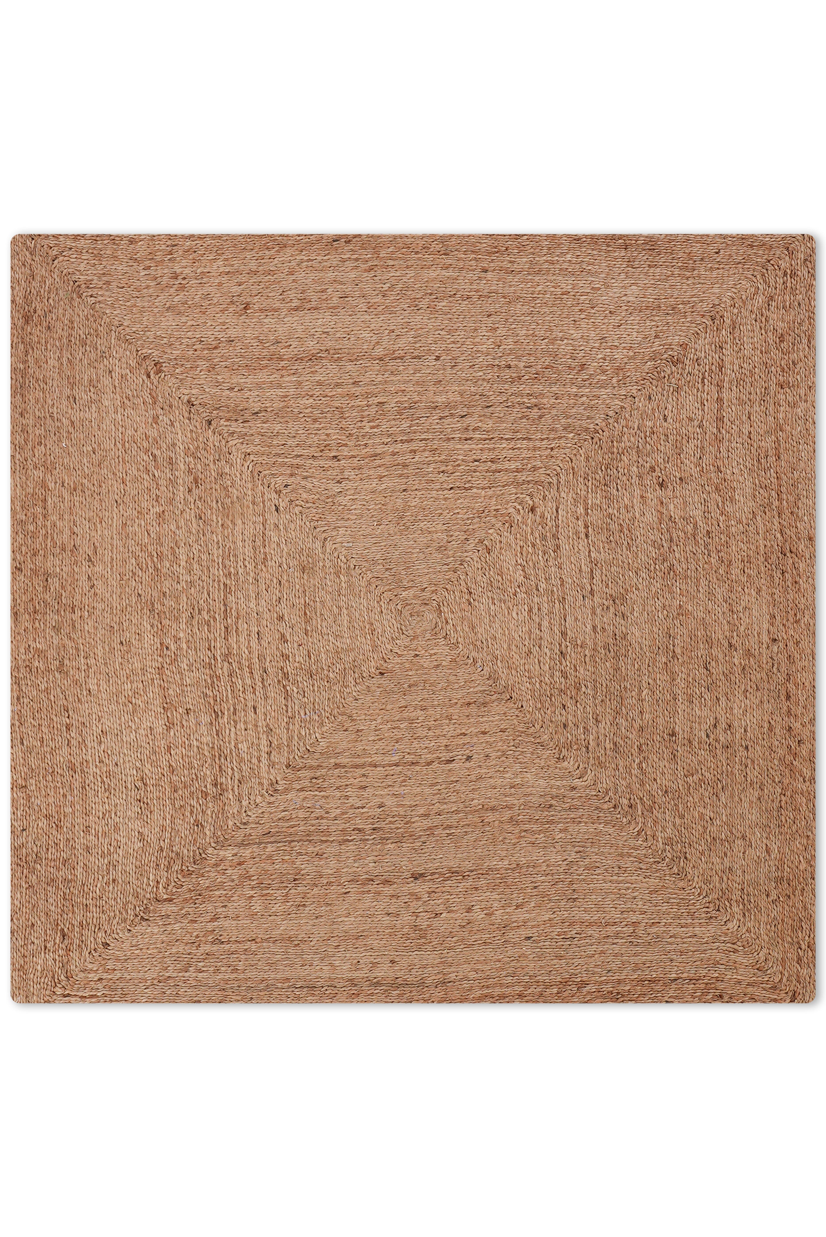 Pyramid Hand Woven Washable Jute Rug