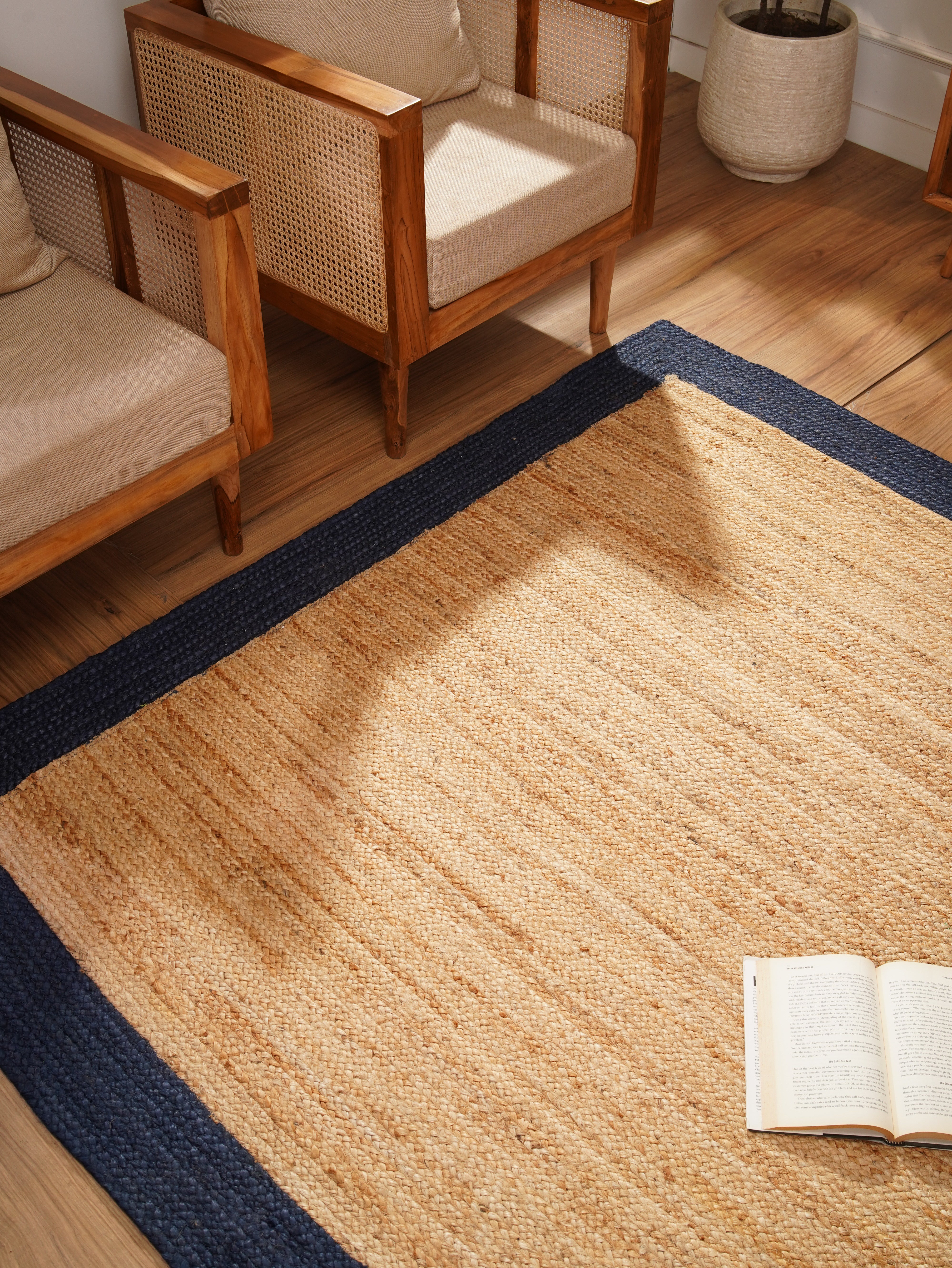 Nautica Hand Woven Washable Jute Rug