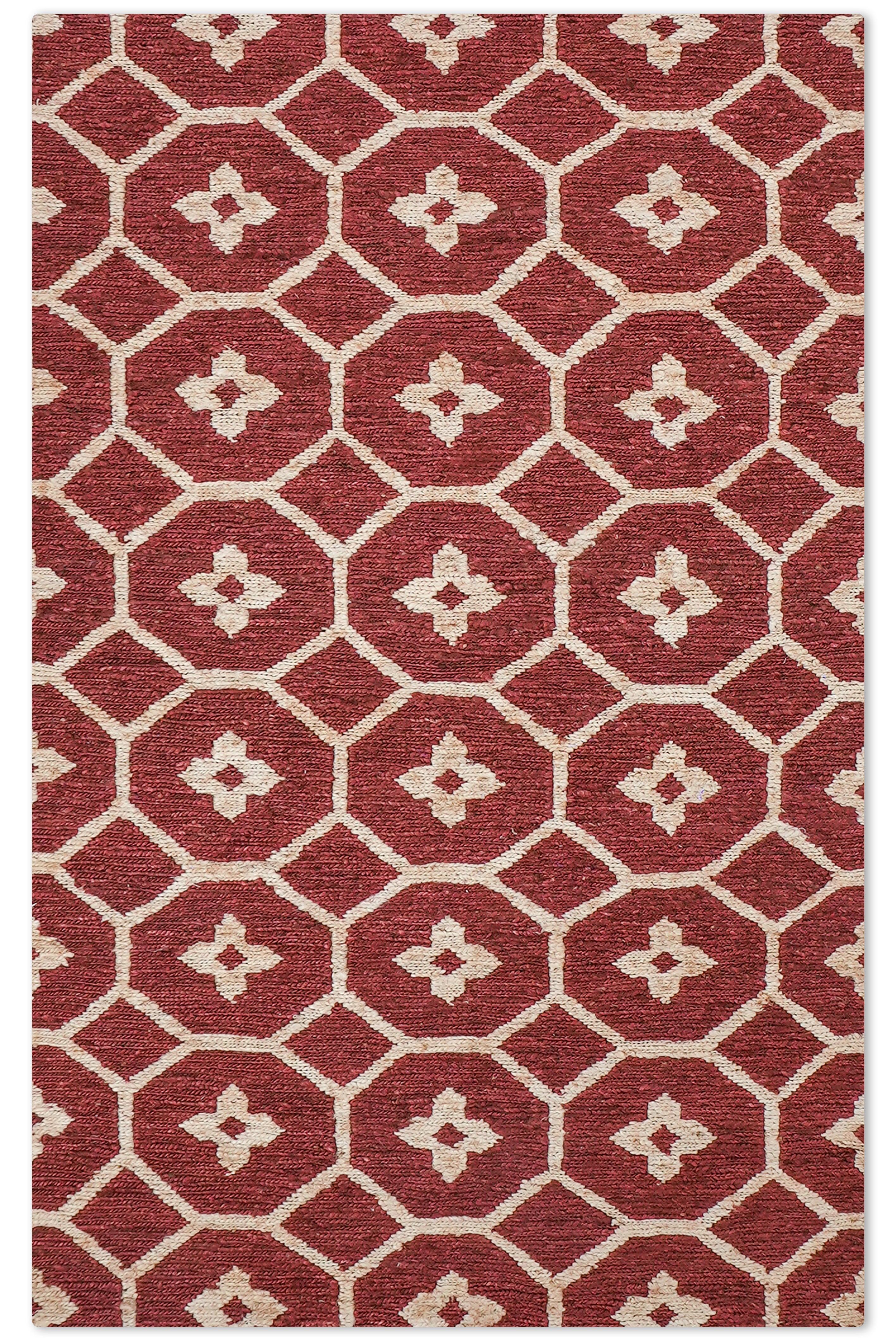 Gemstone Hand Knotted Sumak Jute Rug