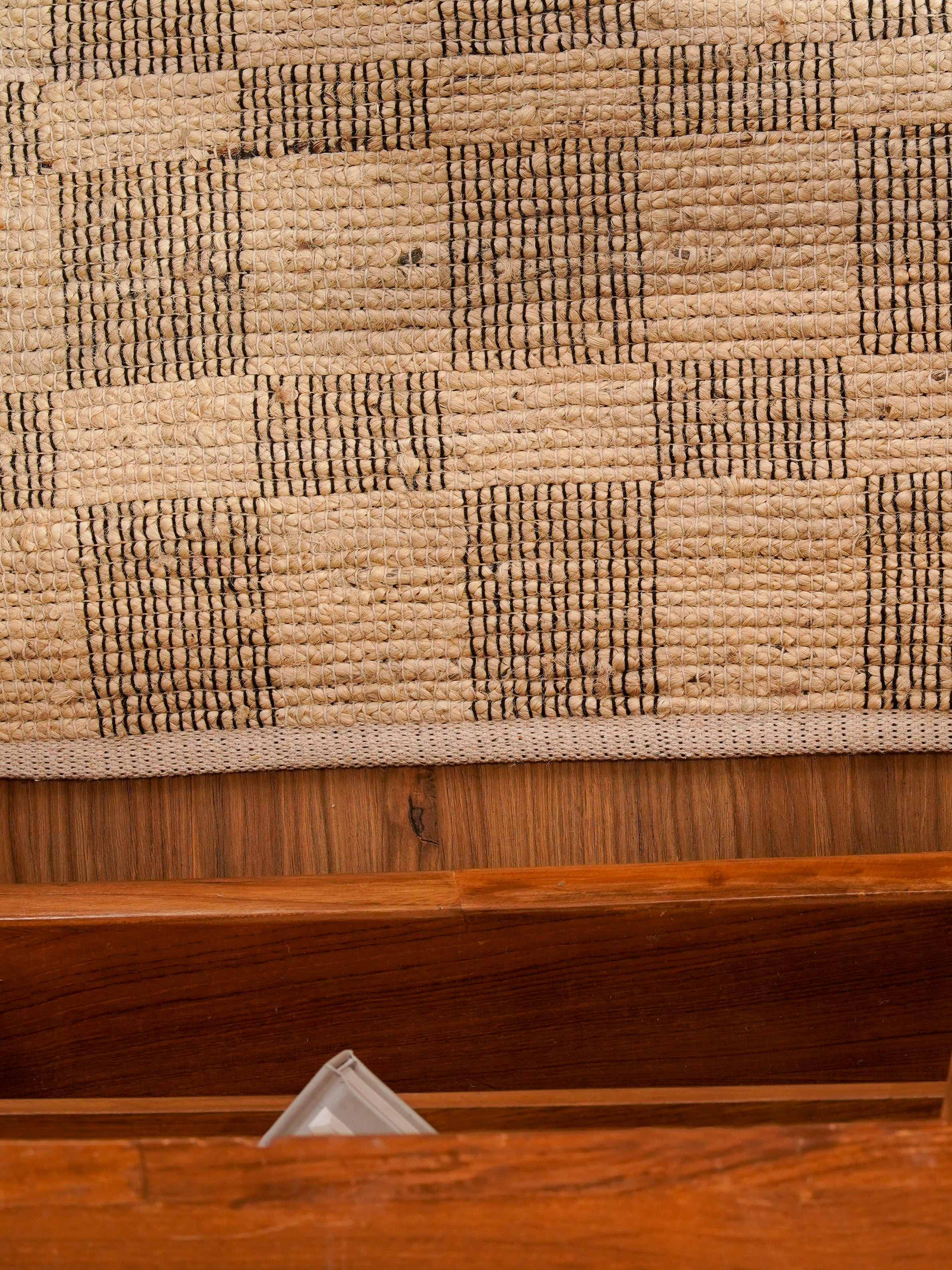 Gridlock Hand Woven Washable Jute Rug