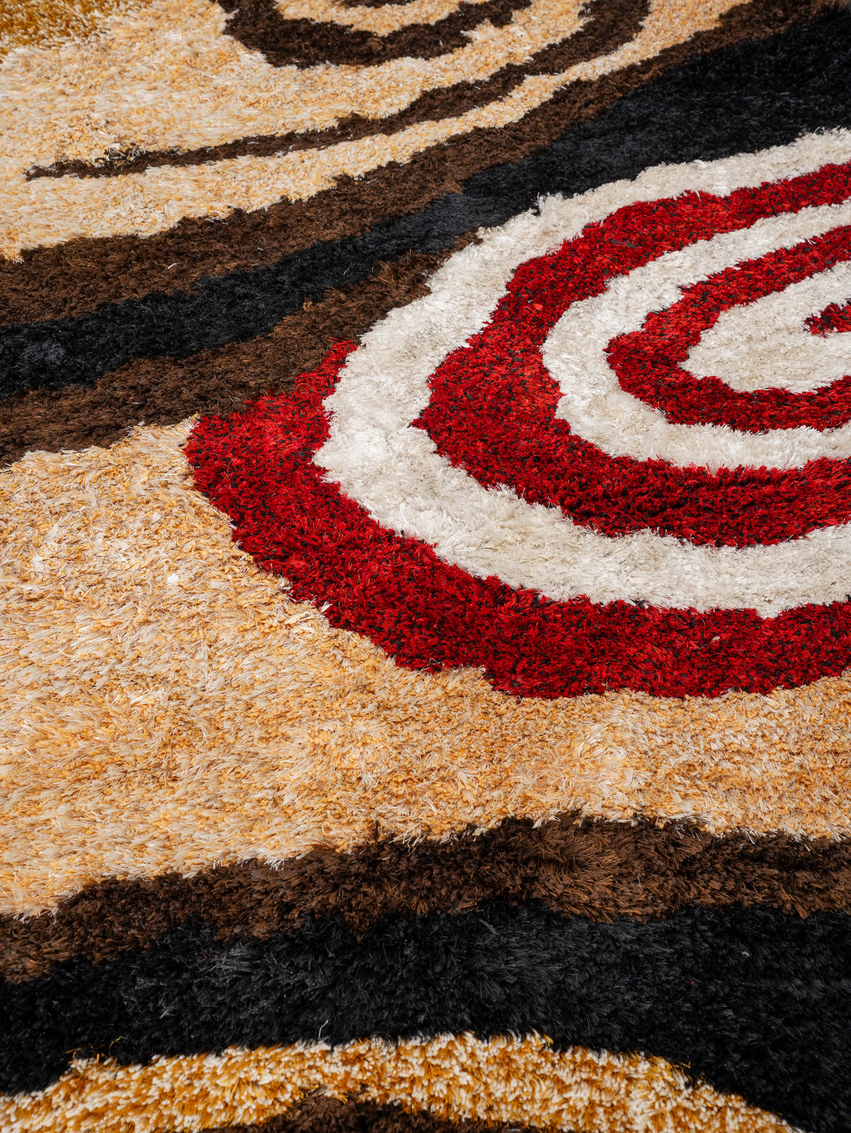 Trinidad Hand Tufted Shag Polyester Area Rug