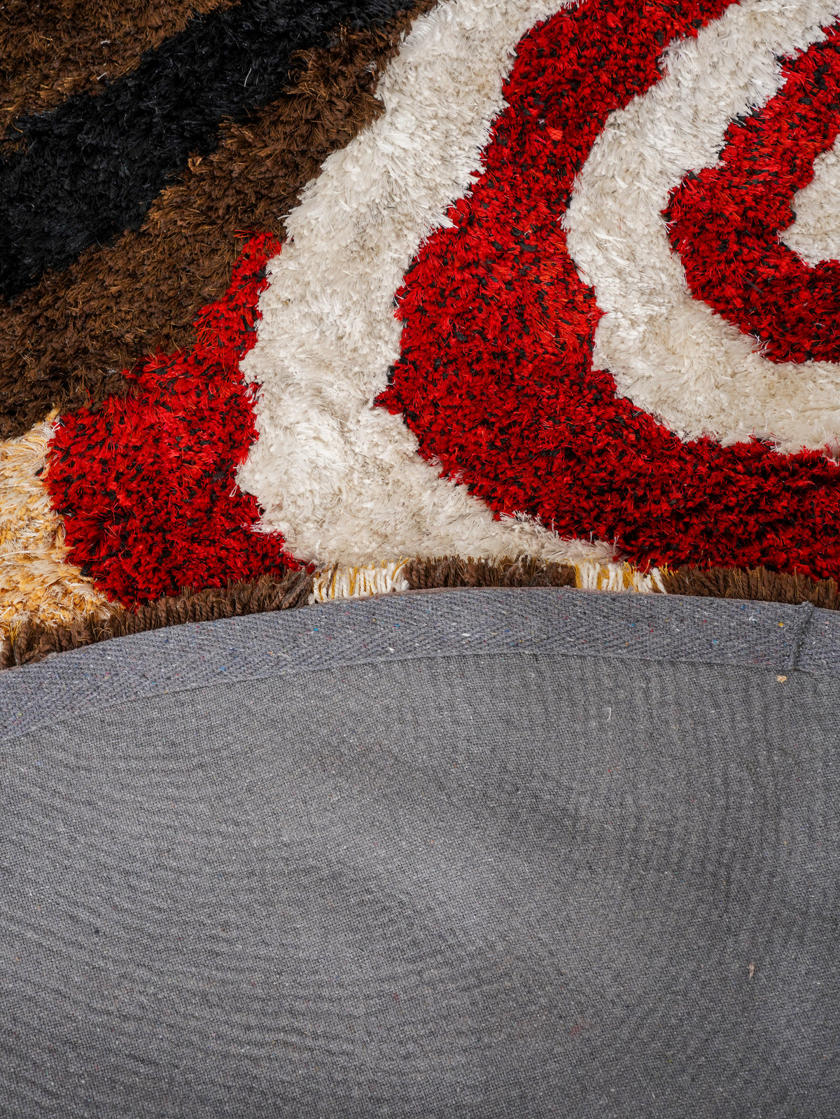 Trinidad Hand Tufted Shag Polyester Area Rug