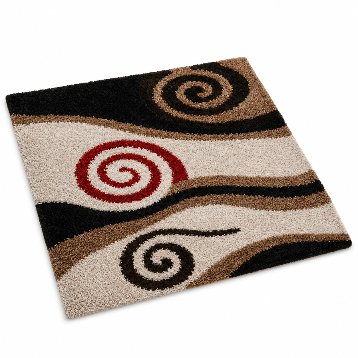 Trinidad Hand Tufted Shag Polyester Area Rug