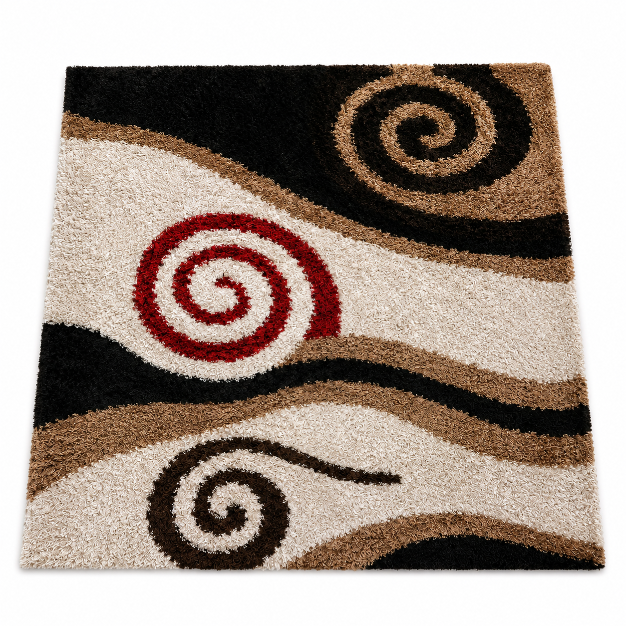 Trinidad Hand Tufted Shag Polyester Area Rug