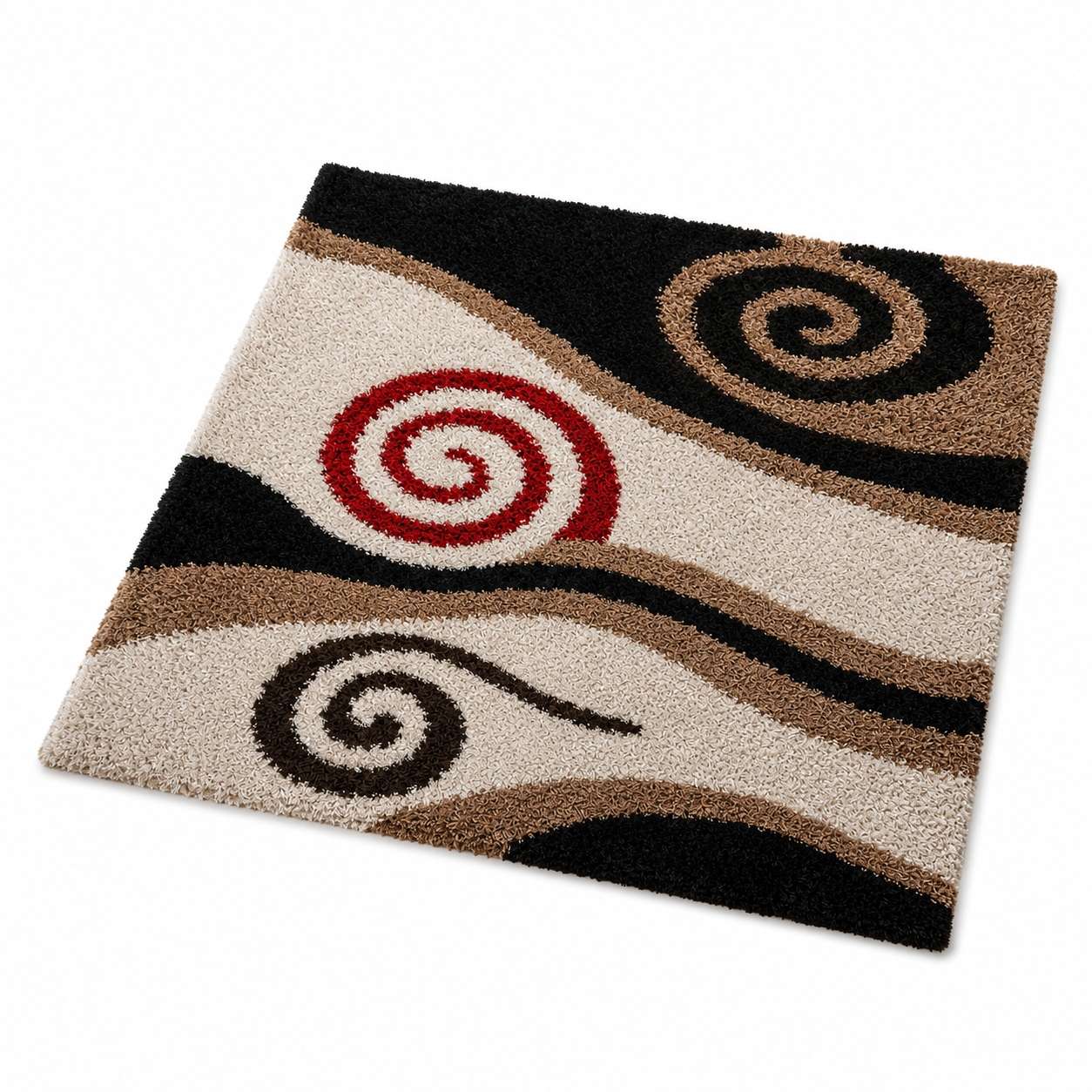 Trinidad Hand Tufted Shag Polyester Area Rug