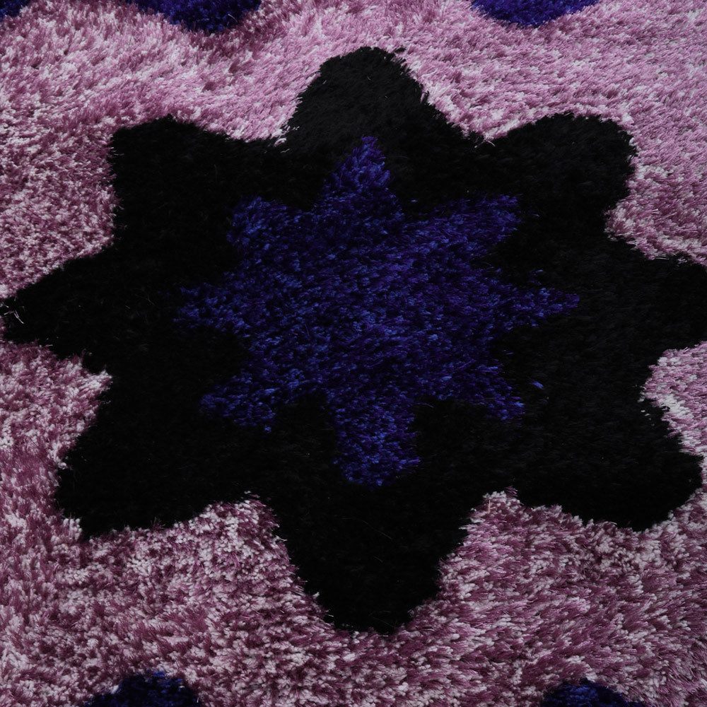 Roshan Hand Tufted Shag Polyester Area Rug