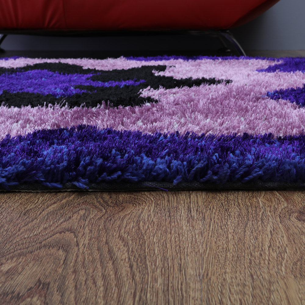 Roshan Hand Tufted Shag Polyester Area Rug