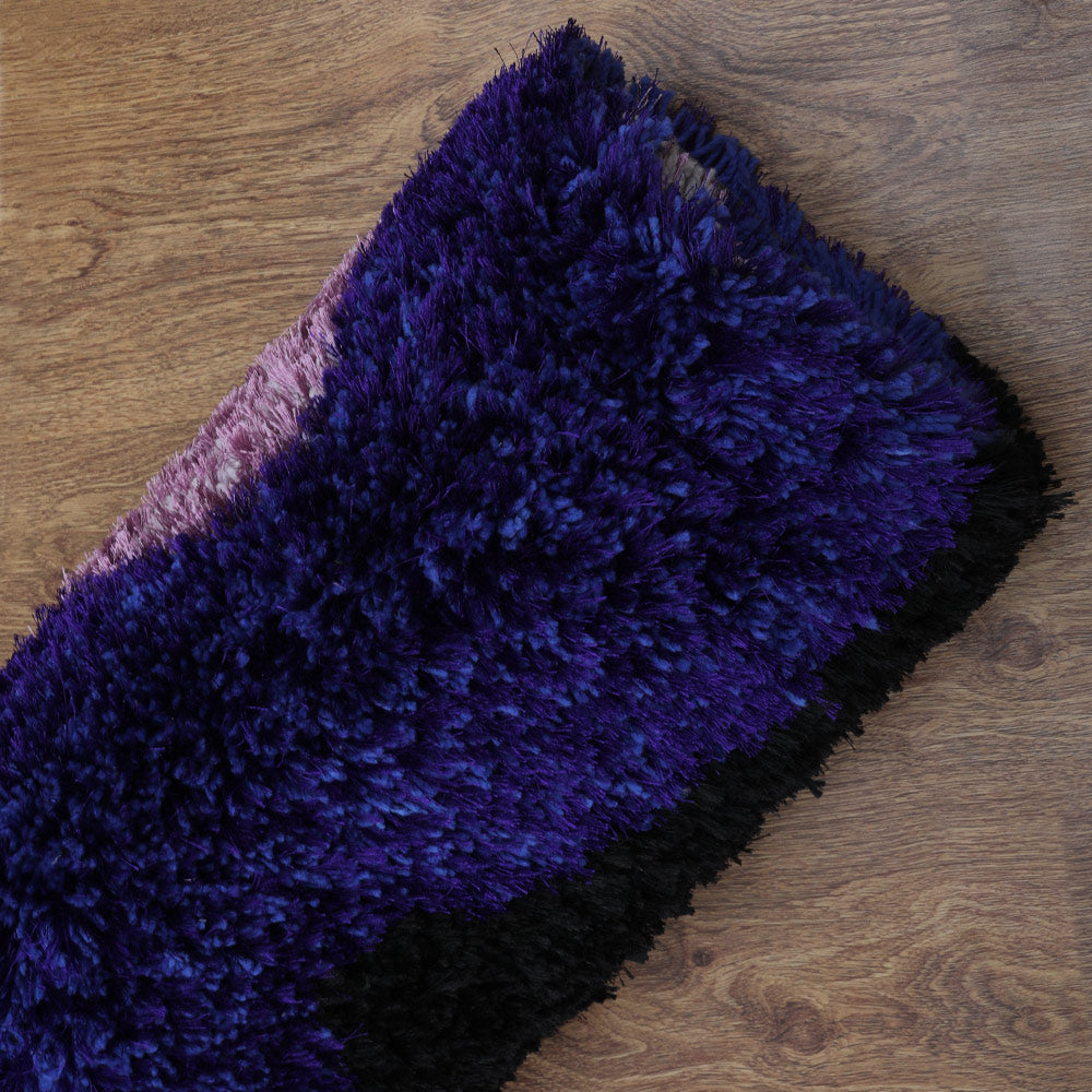 Roshan Hand Tufted Shag Polyester Area Rug