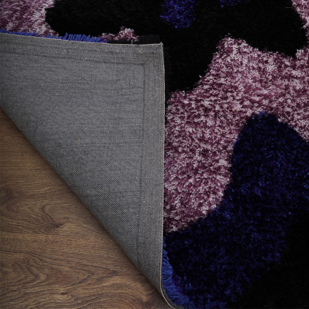 Roshan Hand Tufted Shag Polyester Area Rug