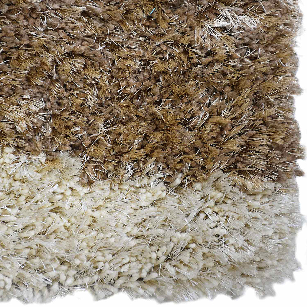 Prabha Hand Tufted Shag Polyester Area Rug