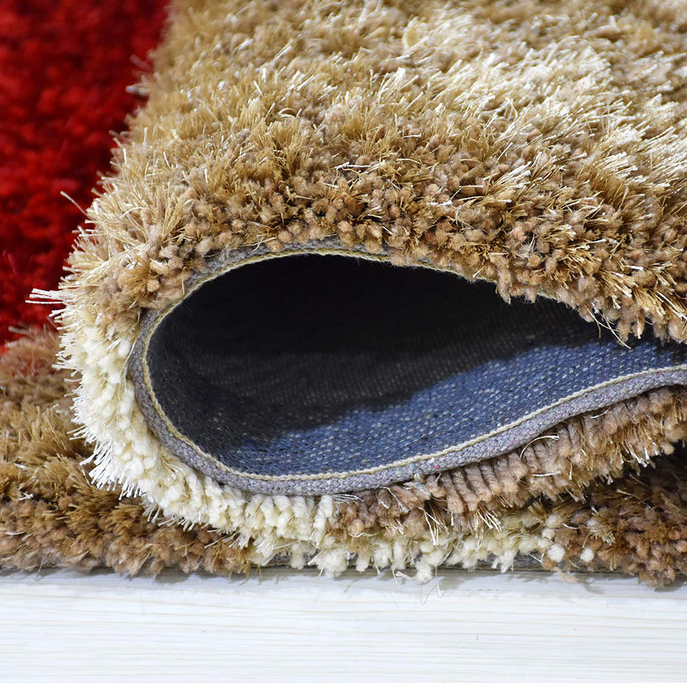 Prabha Hand Tufted Shag Polyester Area Rug