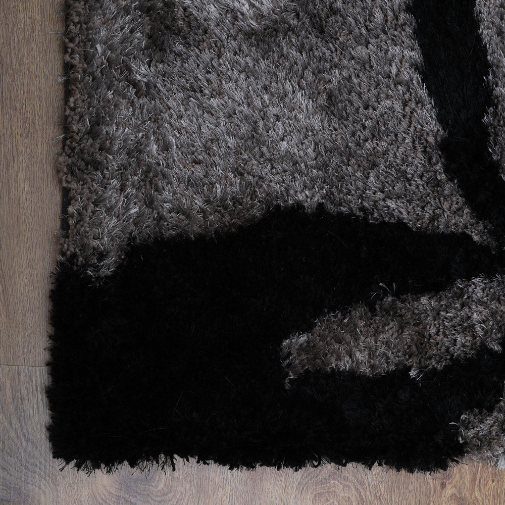 Nitya Hand Tufted Shag Polyester Area Rug
