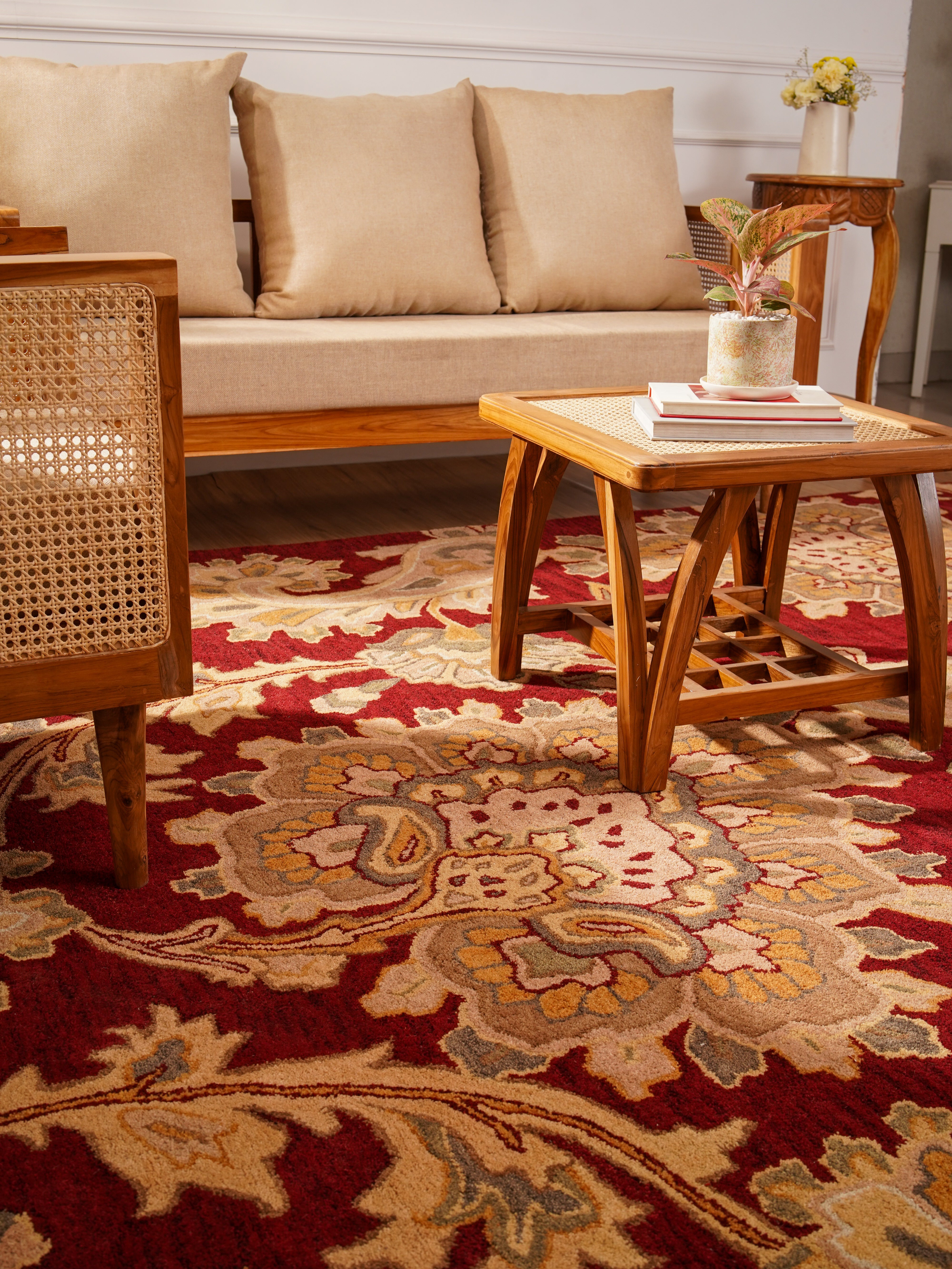 Bagicha Hand Tufted Wool Rug